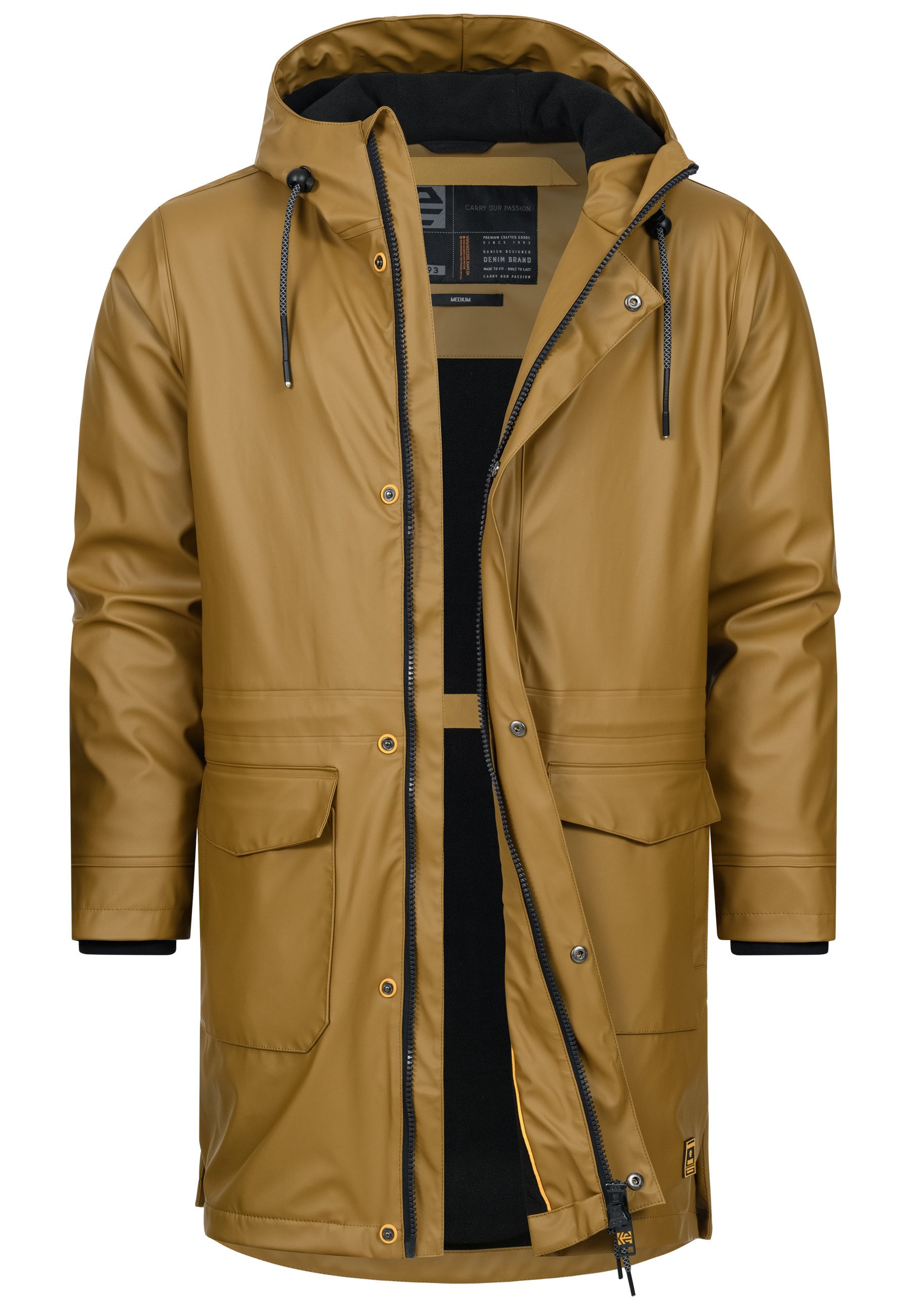 Indicode Regenmantel Herren INTommy Nässeschutz Herrenjacke mit Kapuze und günstig online kaufen