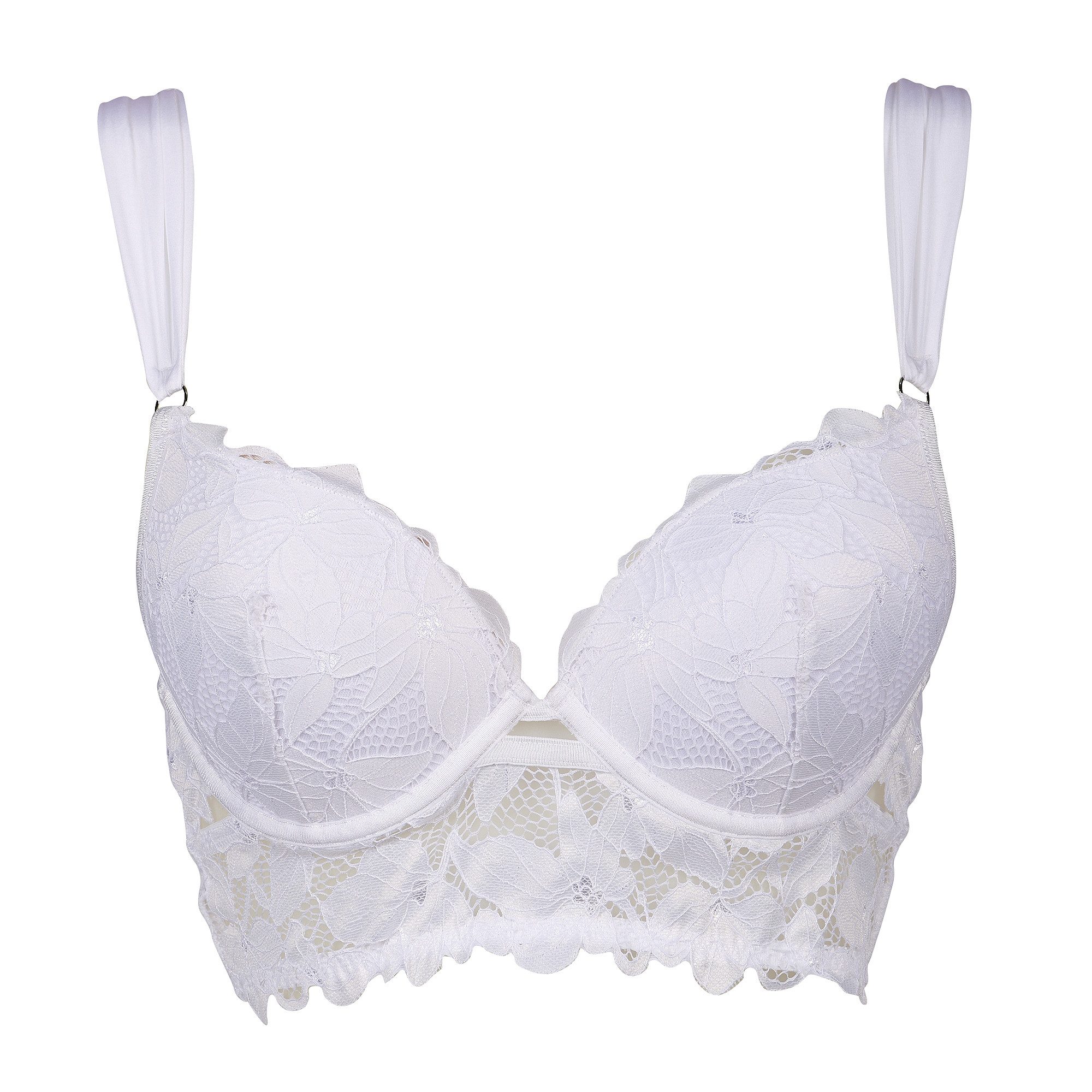 After Eden Longline-BH Morgan mit Schale, mit Bügel, mit Spitze, breite Träger, feminin, elegant