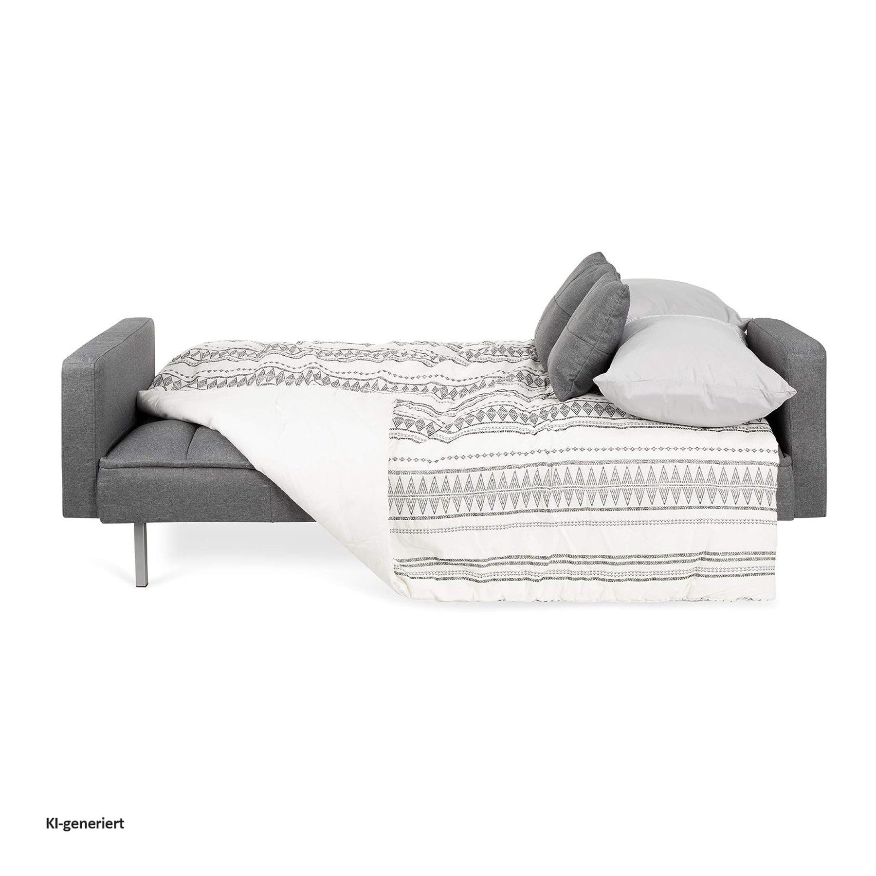 HTI-Living 2-Sitzer Modernes Schlafsofa mit Leinenbezug, Stück 1 Teile, Funktionscouch 2-Sitzer – Bild 3 von 4
