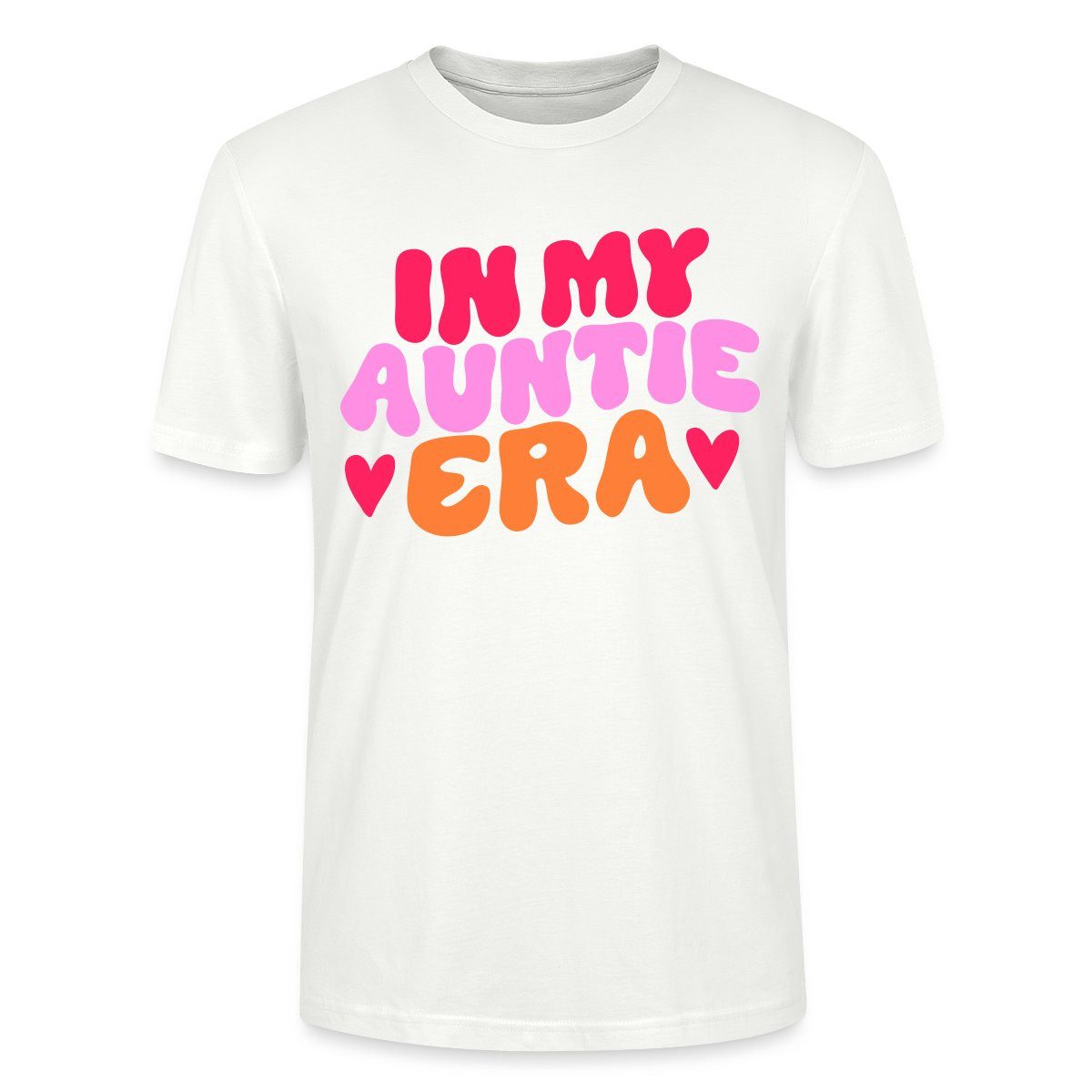 T-Shirt In My Auntie Era Buntes Trend Motiv Für Tanten Unisex Bio T-Shirt