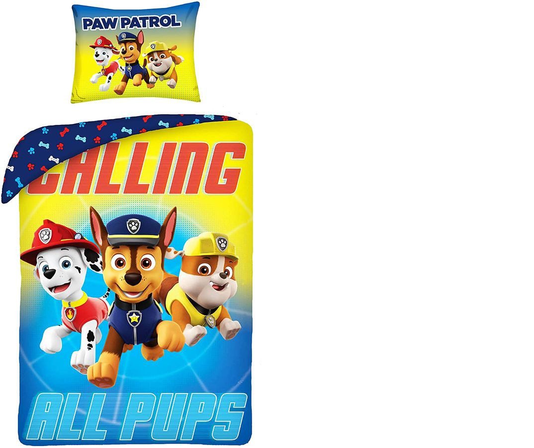 Halantex Bettwäsche Paw Patrol - Bettwäsche 140x200cm, 1 teilig