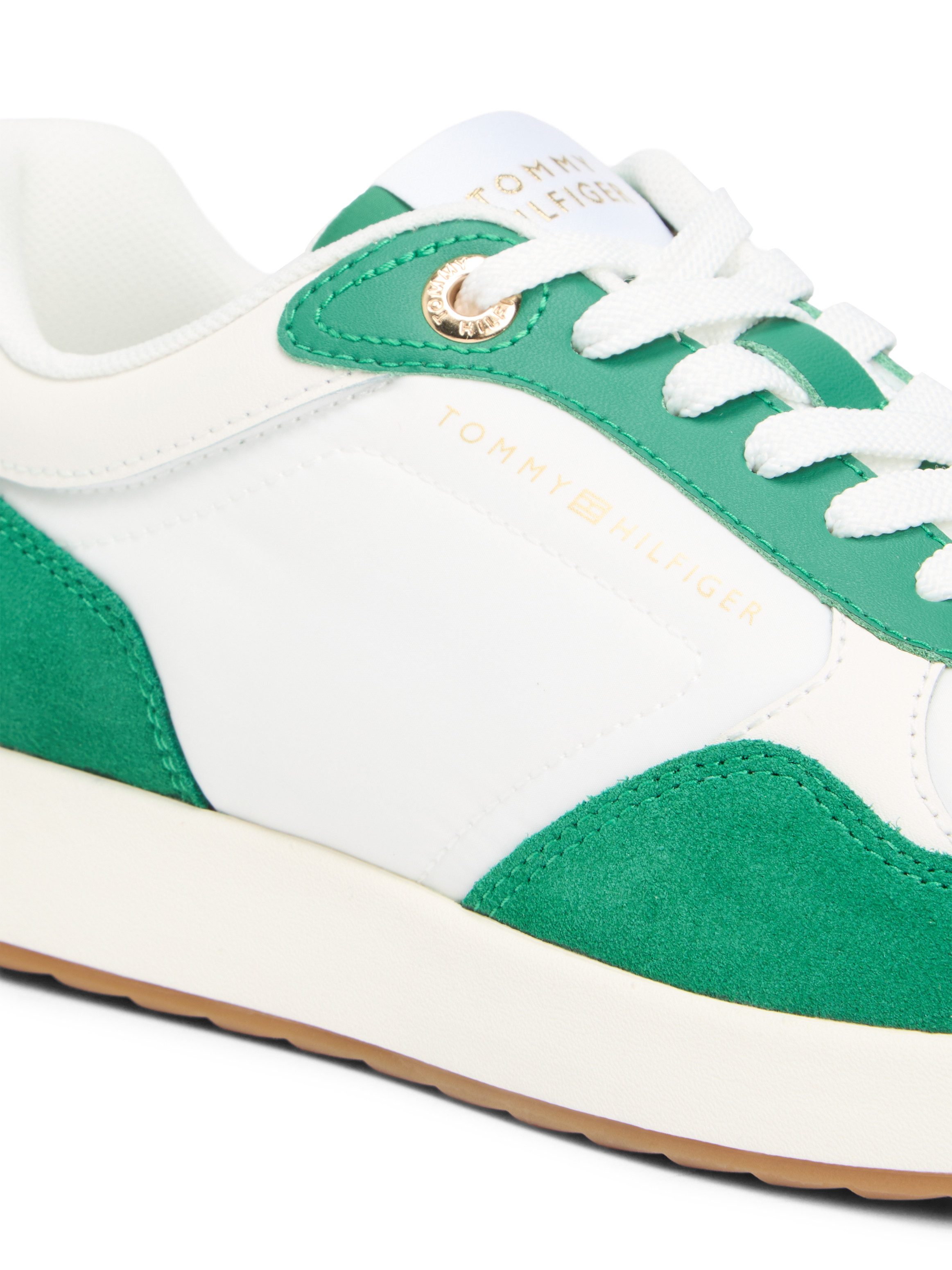 Tommy Hilfiger MIX MATERIAL RUNNER Plateausneaker, Freizeitschuh, Halbschuh günstig online kaufen