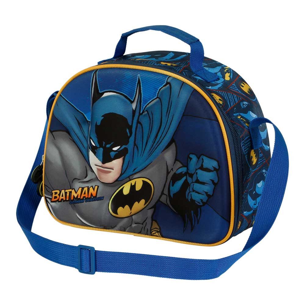 Karactermania Kindergartentasche Batman Picknicktasche Kinder Umhängetasche Lunch Bag, Isolierende Innenauskleidung