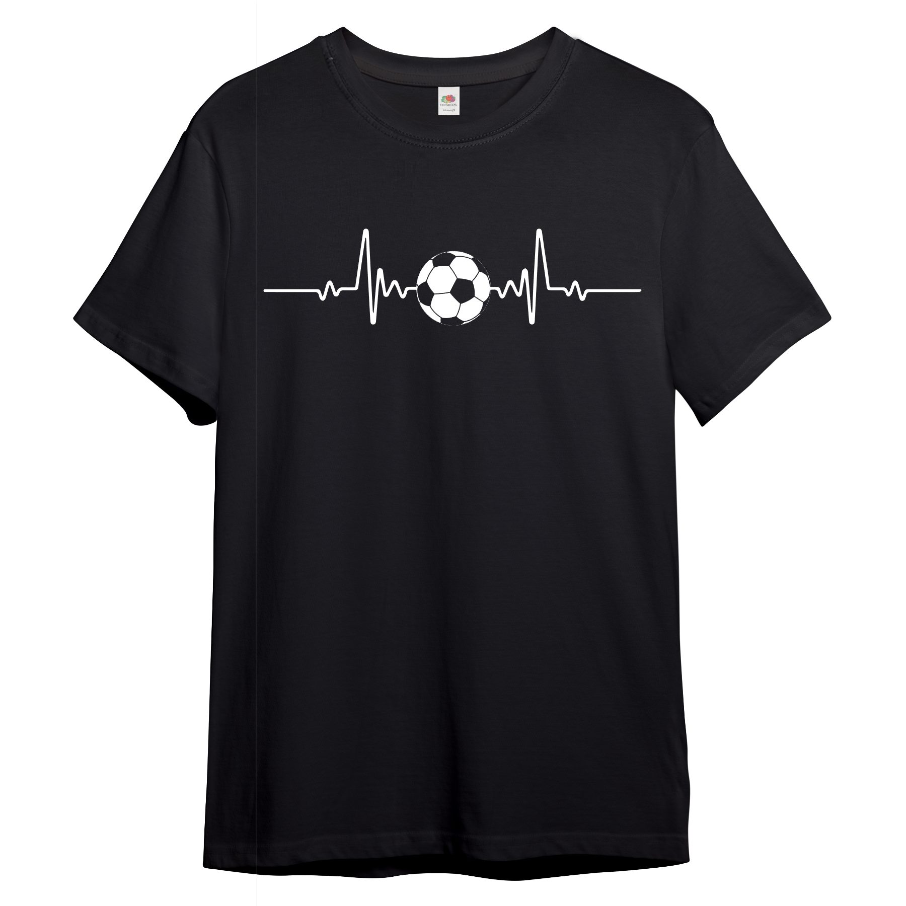 PAULGOS T-Shirt Kinder T-Shirt, Herzschlag mit Fußball