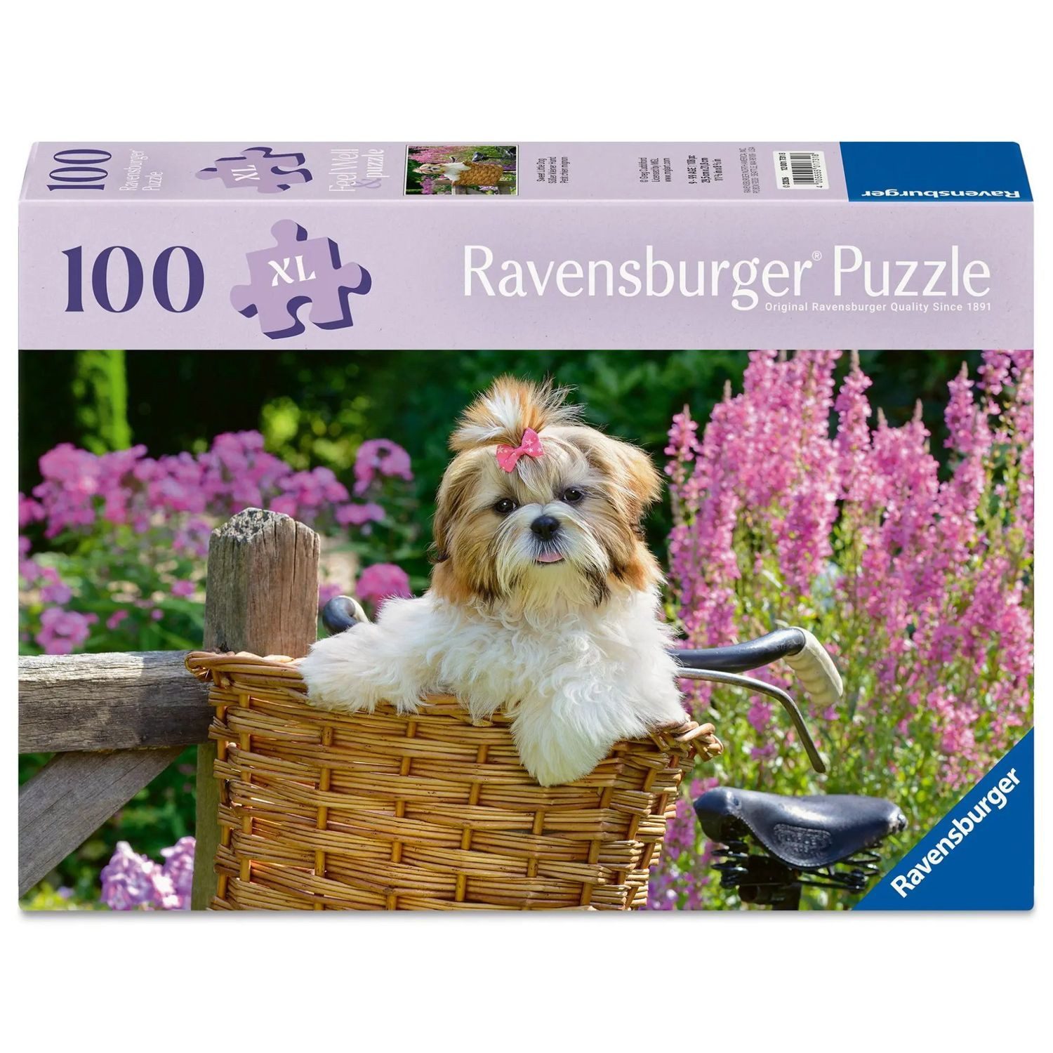 Ravensburger Puzzle Erwachsenenpuzzle 100 XL-Teile - Süßer kleiner Hund, Puzzleteile