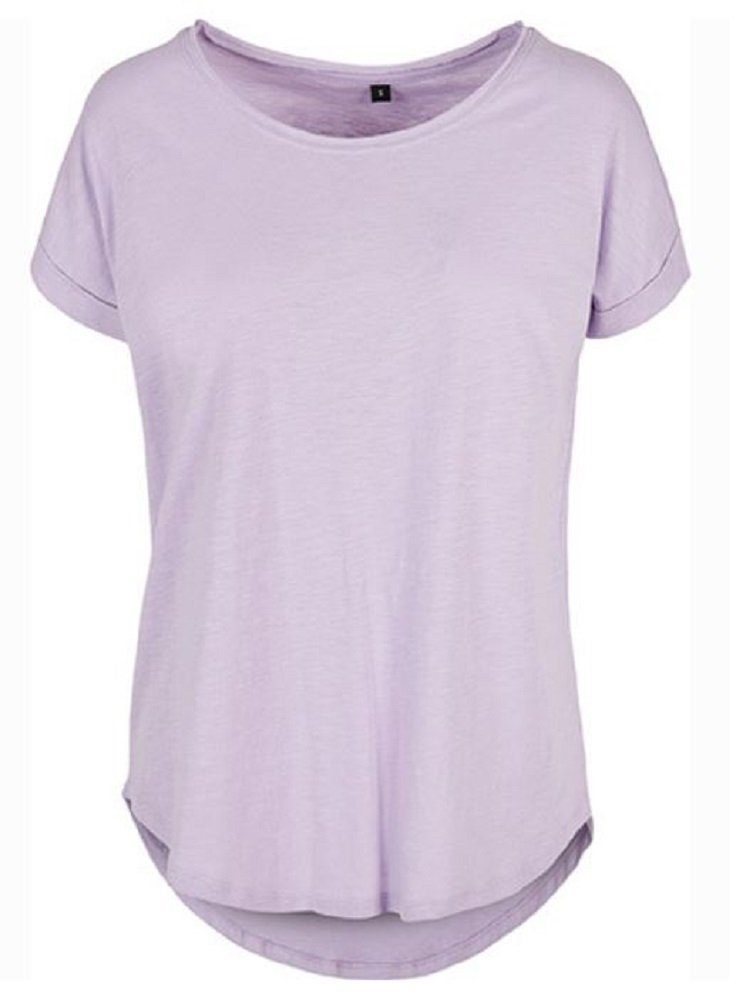 WITORU T-Shirt 1er/2er Pack Damen Long Slub T-Shirt für Frauen u. Mädchen (2-tlg) Gr. XS bis 5XL - 100% Baumwolle