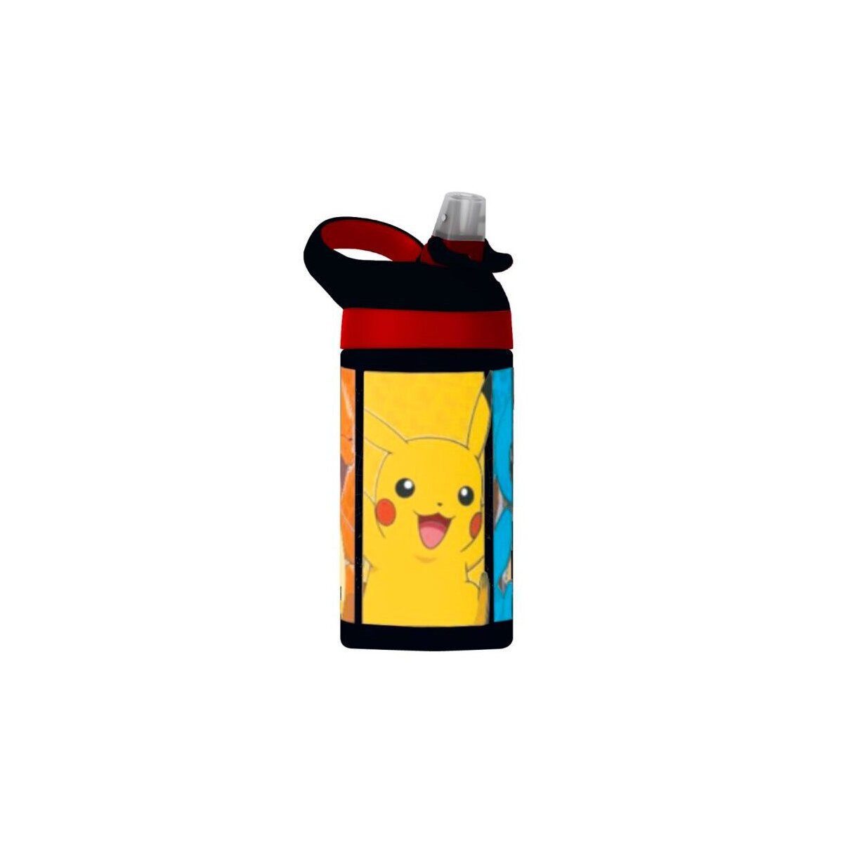 POKÉMON Trinkflasche Pokémon Trinkflasche Wasserflasche für Kinder, 500ml