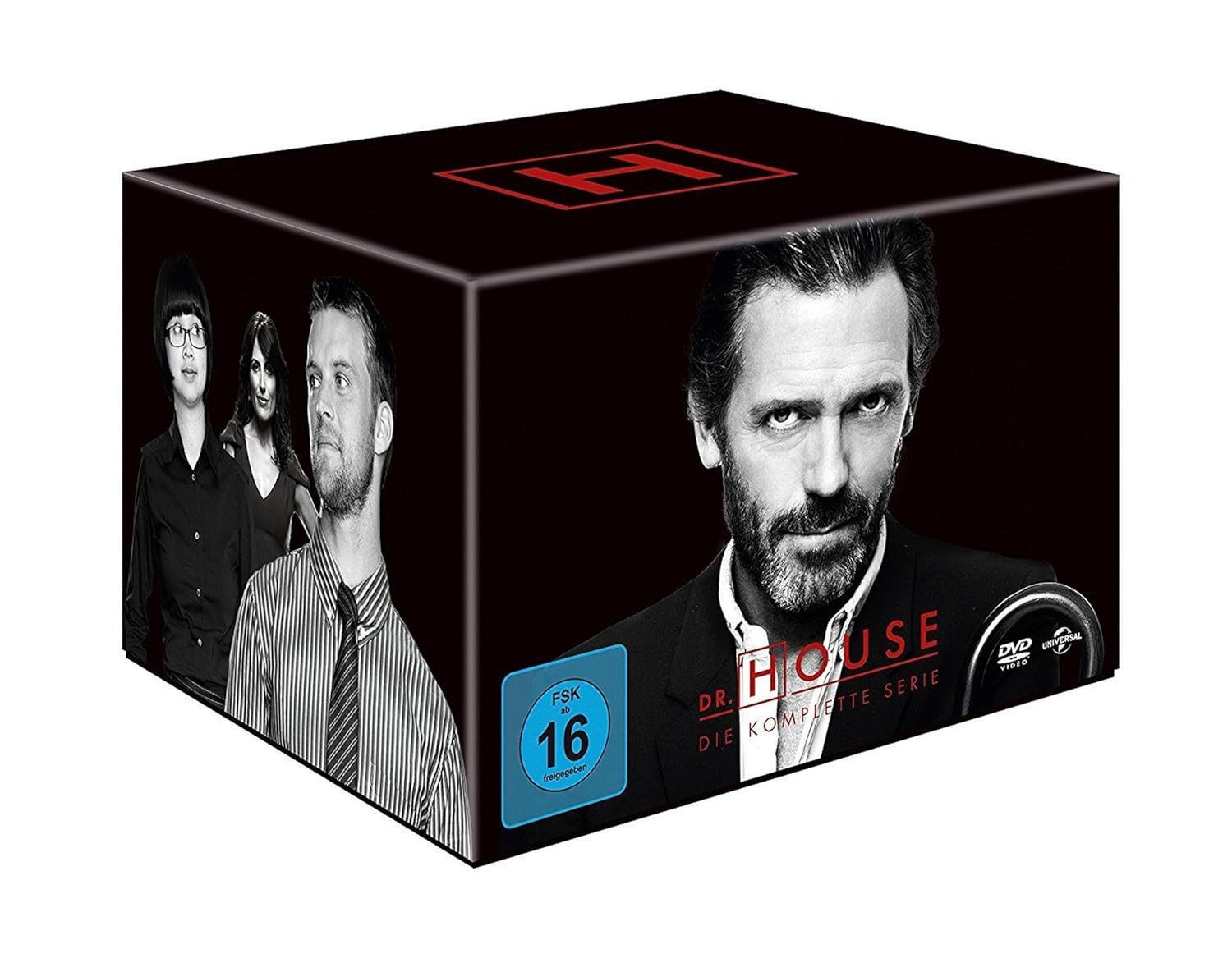 Universal Pictures DVD Dr. House - Die komplette Serie, Season 1-8, (Box-Set, 46-St), Alle Staffeln + Bonusmaterial