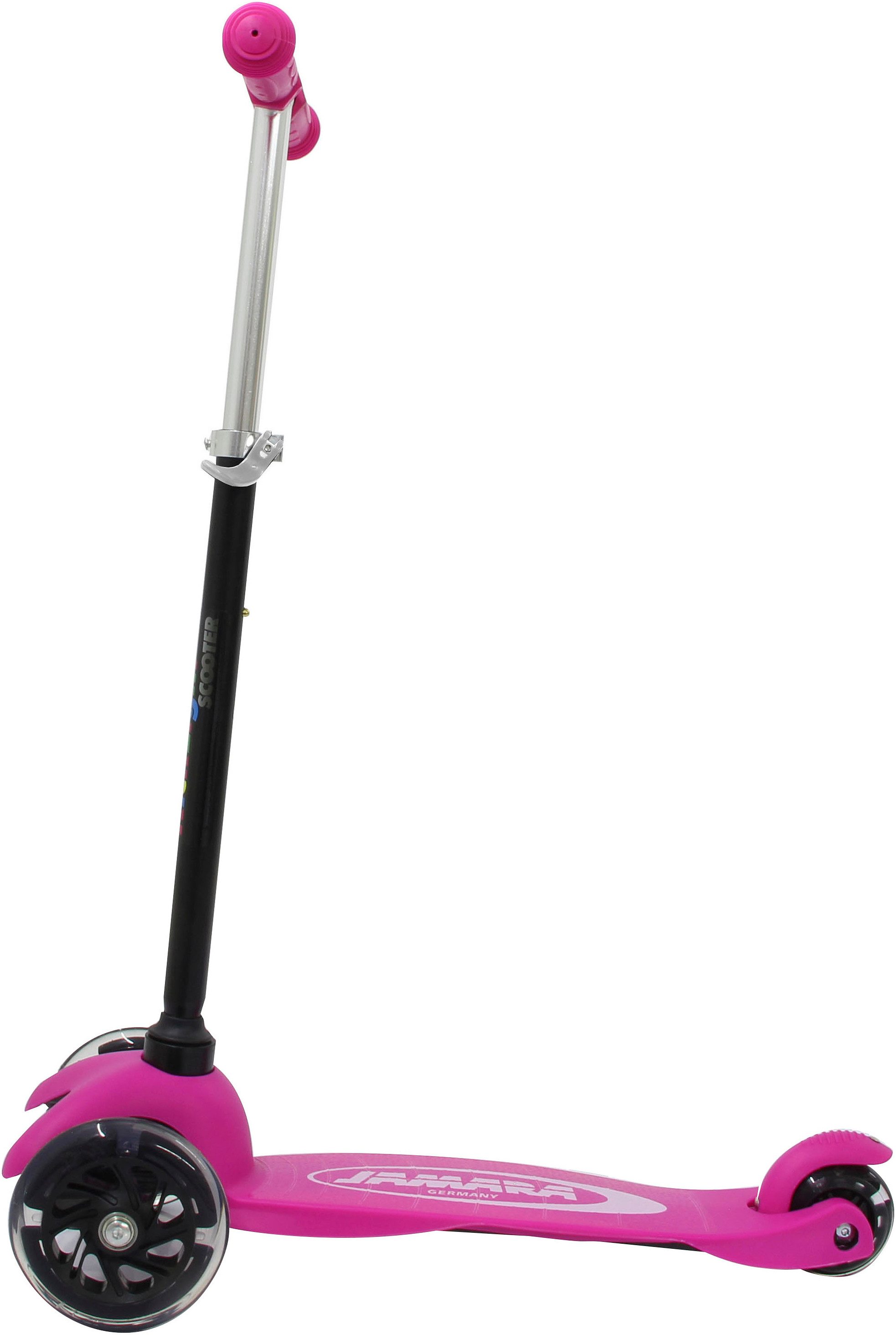 Jamara Dreiradscooter KickLight, mit LED-Rädern