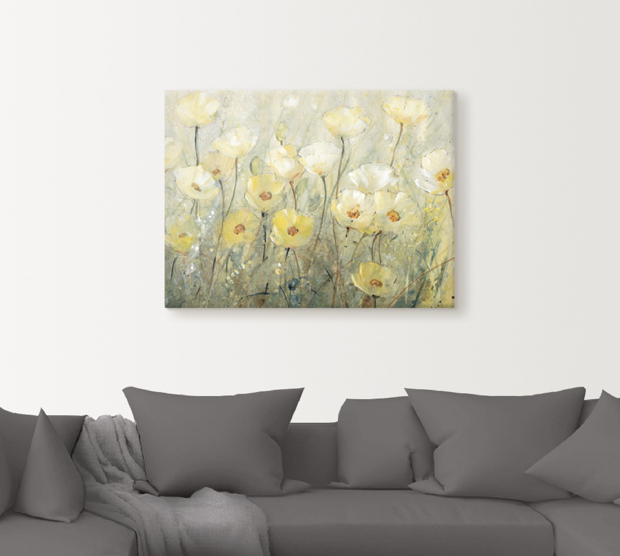 Artland Wandbild Sommer in voller Blüte II, Blumenwiese (1 St), als Leinwandbild, Poster in verschied. Größen