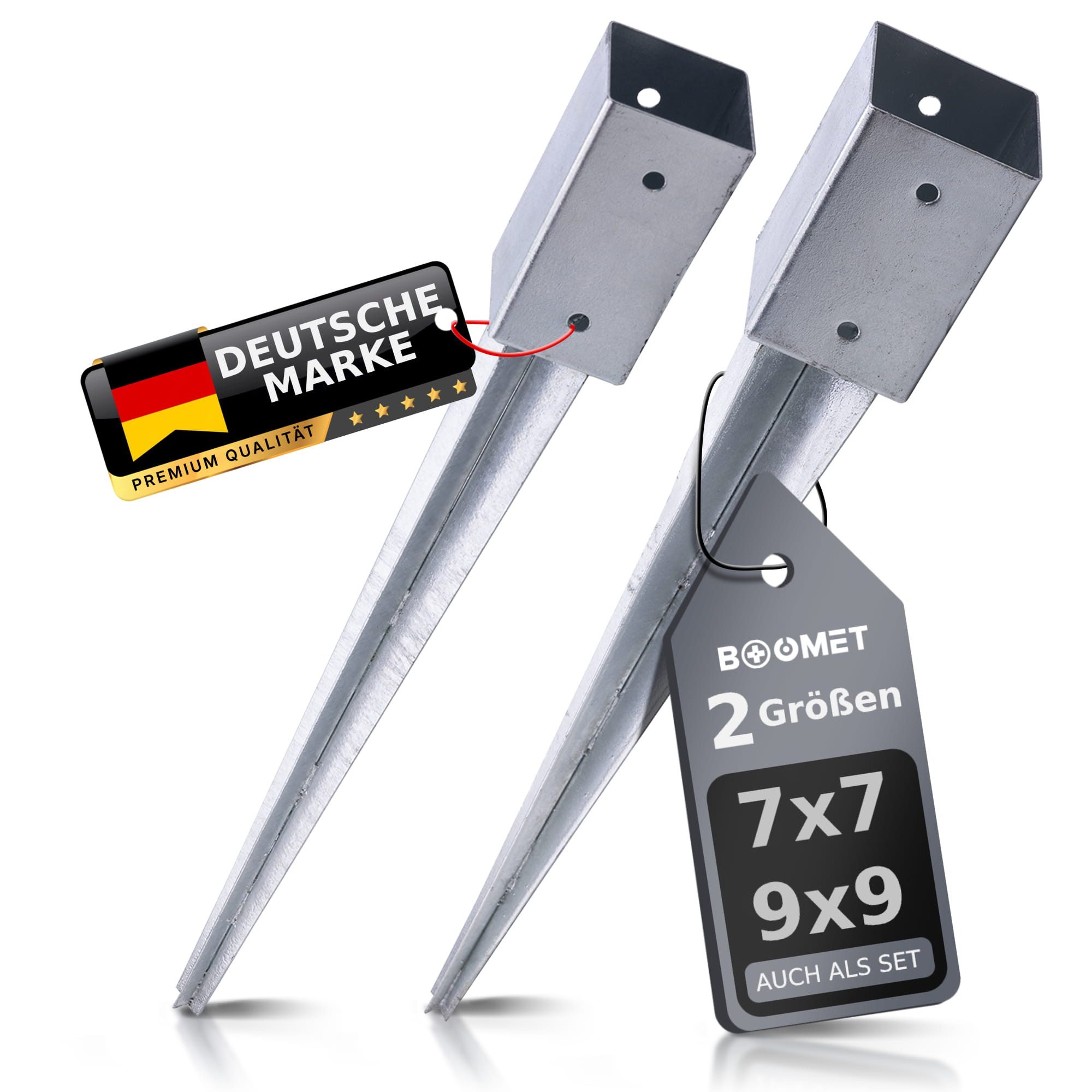 Bodenanker Einschlaghülsen Zaunpfosten