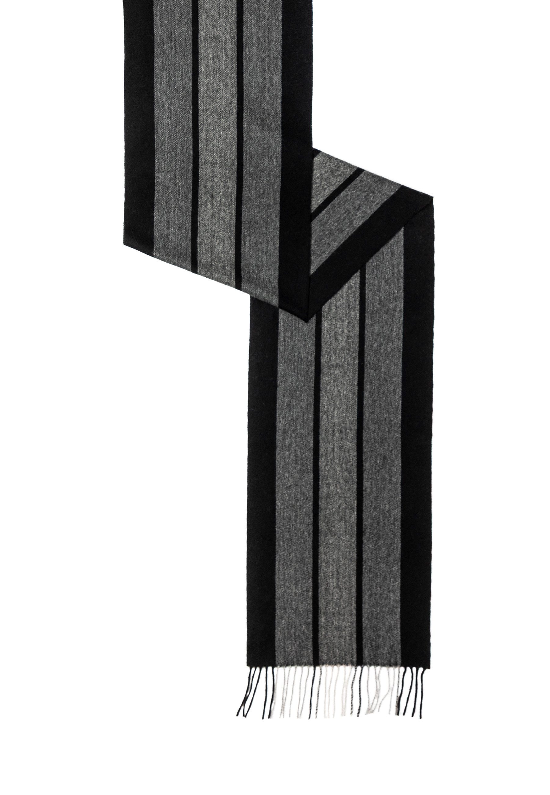 Roeckl Strickschal WIDE STRIPES 30X164, Feiner Kaschmirschal
