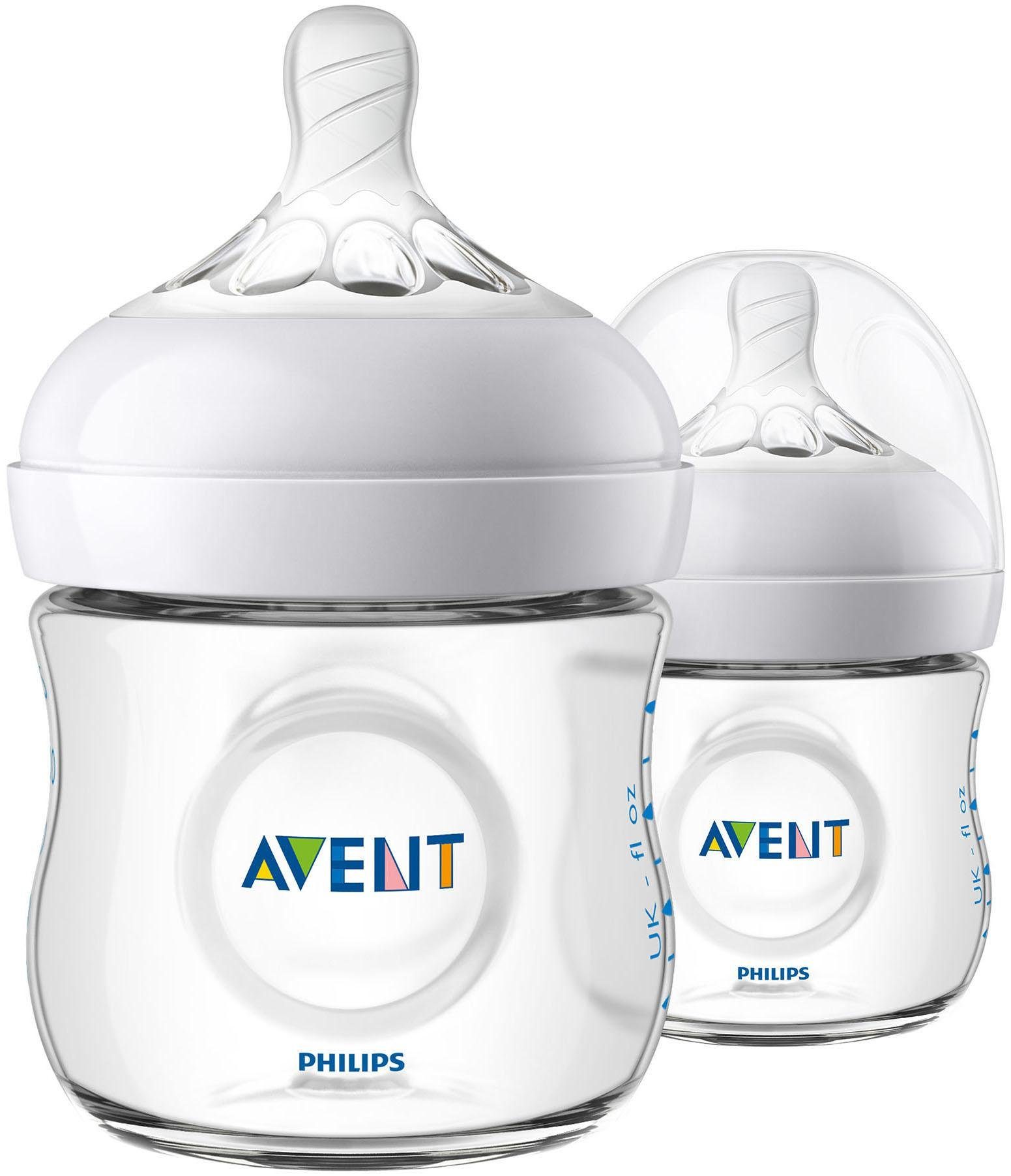 Philips AVENT Babyflasche Natural Flasche SCF030/27, Anti-Kolik-System
