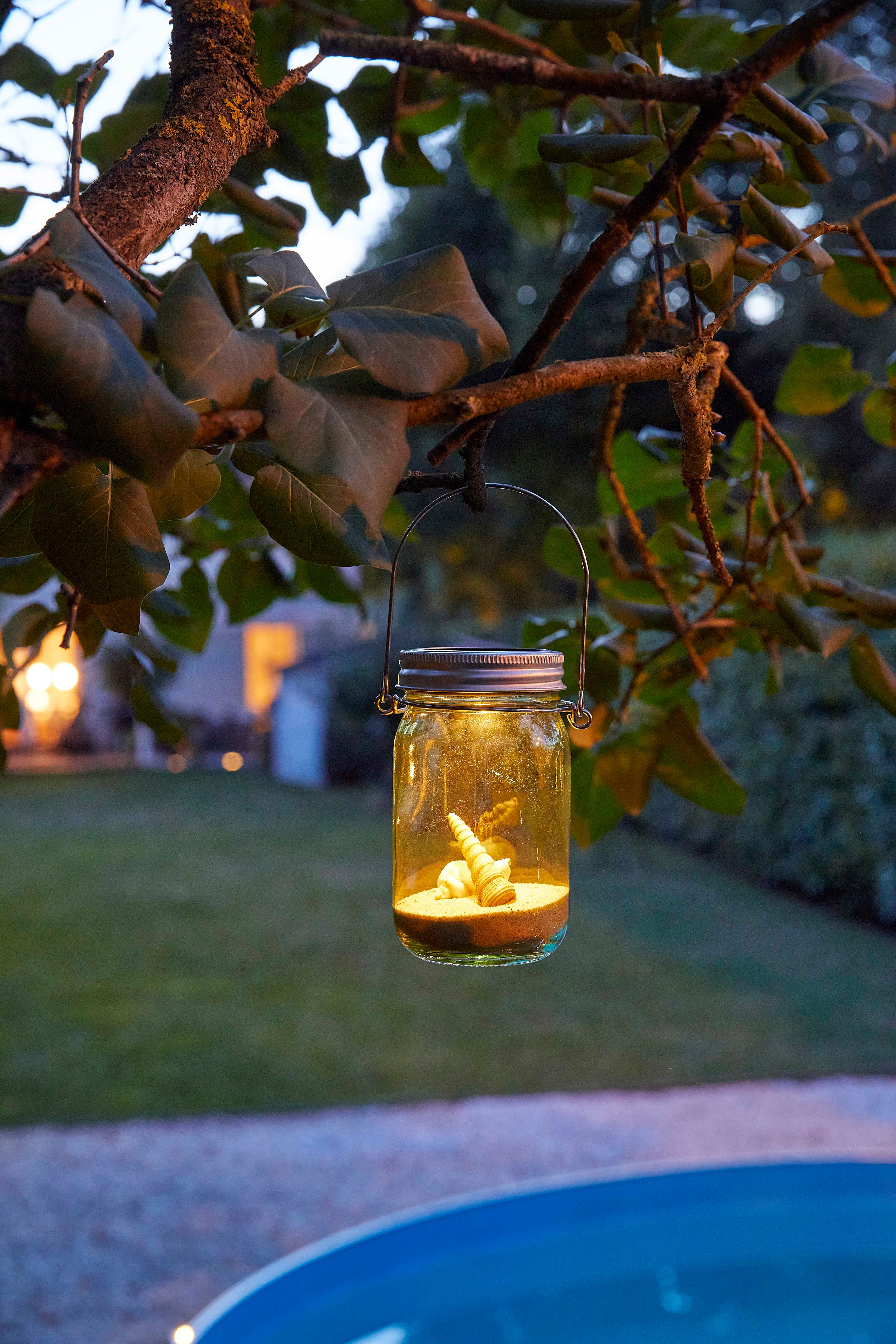 Northpoint LED Gartenleuchte Solarglas Dekoration Einmachglas günstig online kaufen
