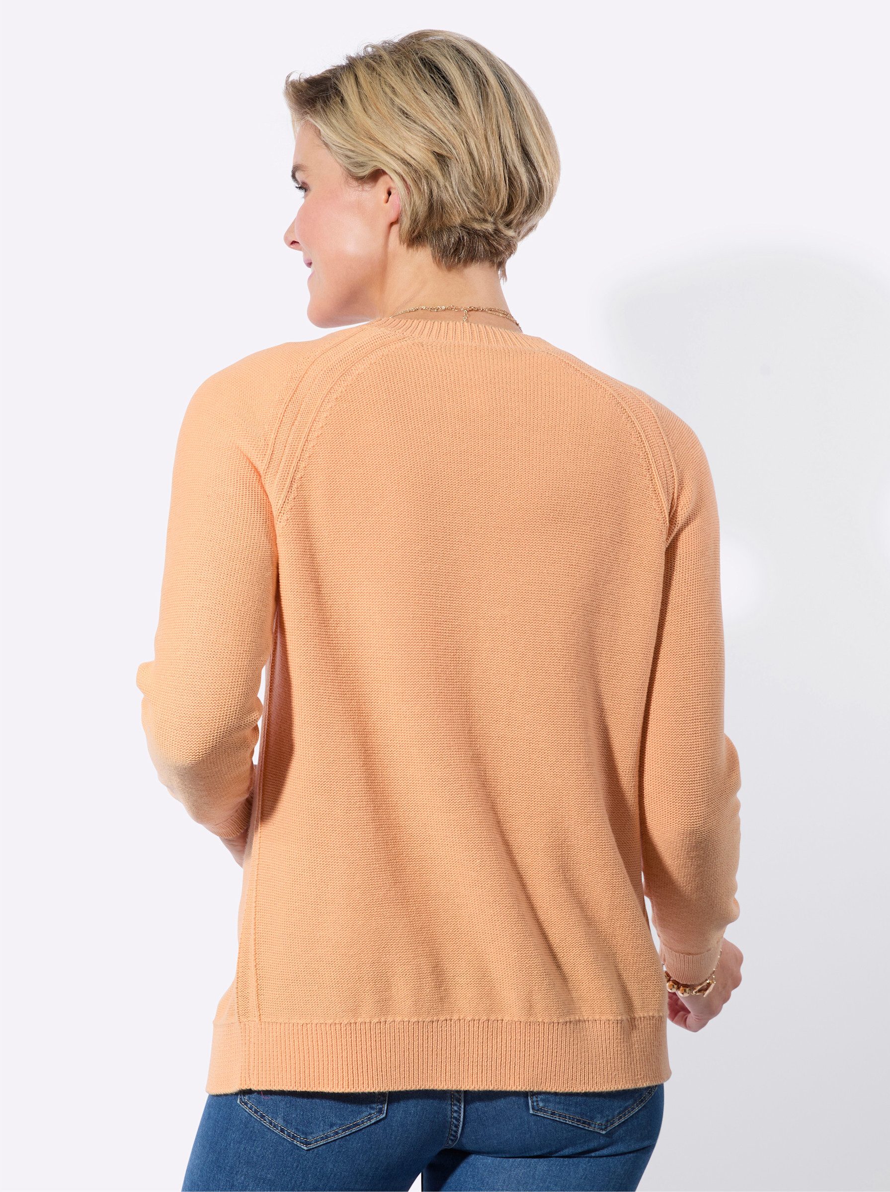 Witt Strickjacke Strickjacke Langarm Links-Strick