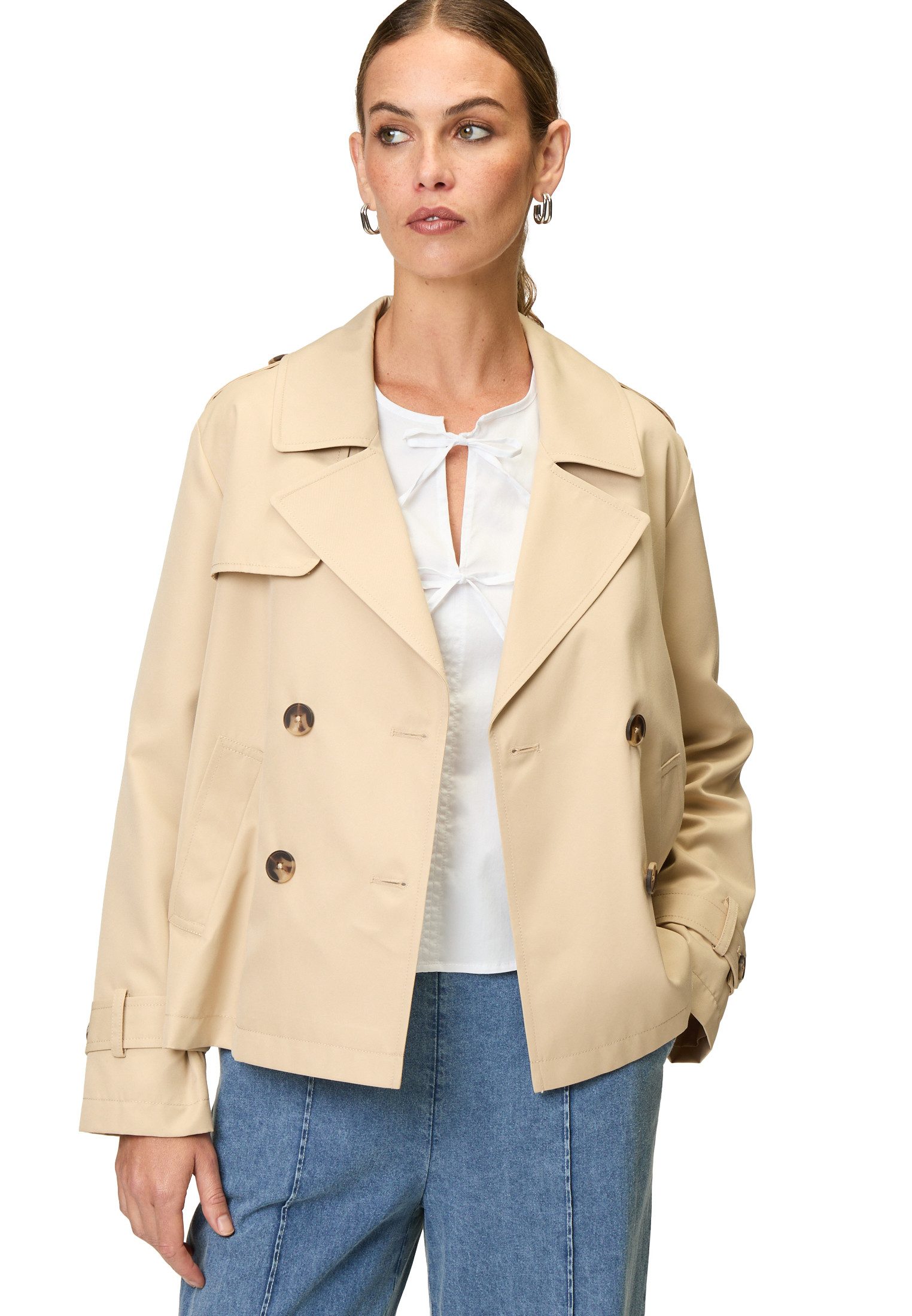 Zero Langjacke zero Trenchjacke zweireihig mit günstig online kaufen