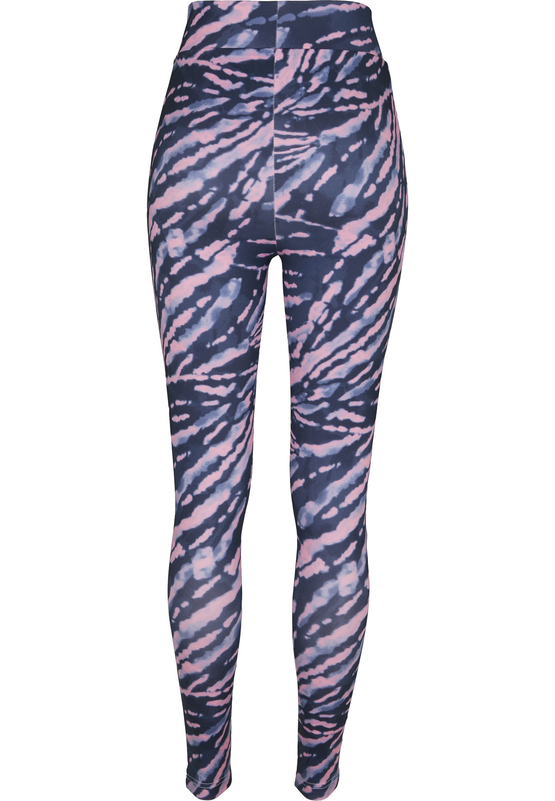 URBAN CLASSICS Leggings Urban Classics Damen Ladies High Waist Tie Dye Leggings (1-tlg)