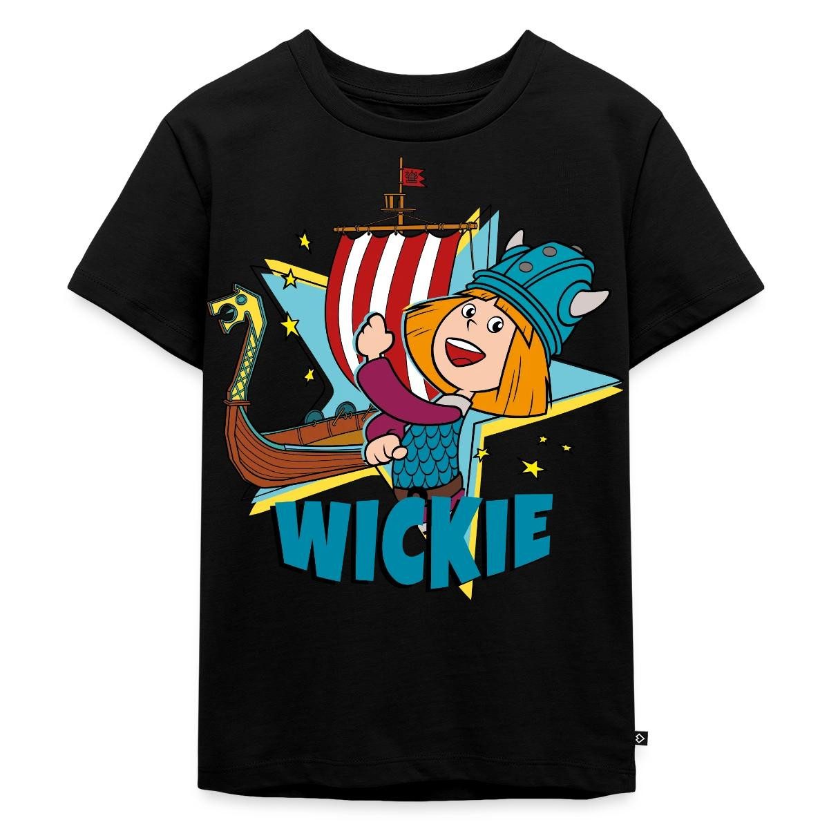 T-Shirt Wickie Und Die Starken Männer Wikingerschiff Kinder Premium T-Shirt