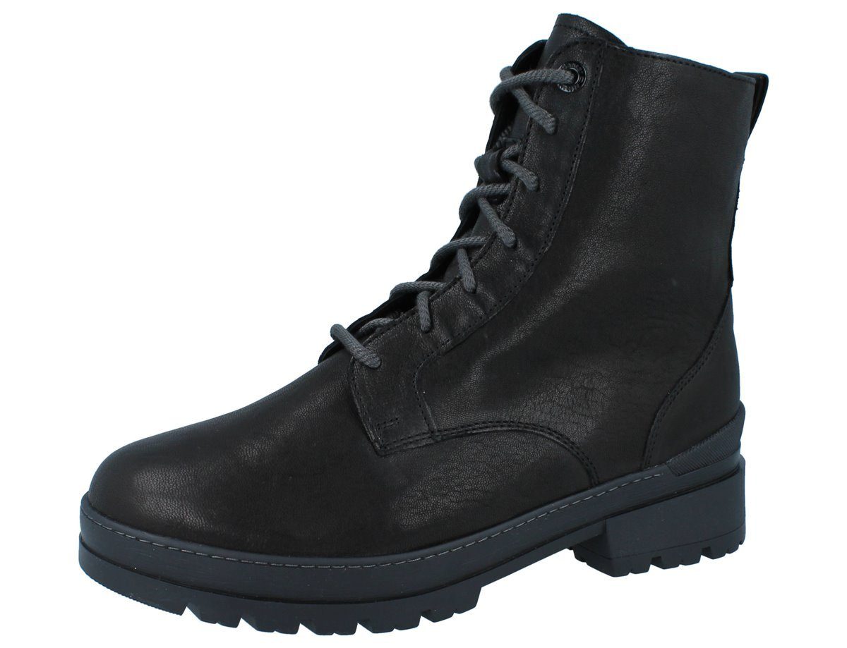 Ganter GANTER Gela G Damen Winterstiefel schwarz Glattleder Lammfellfutter - Winterstiefel Wechselfußbett