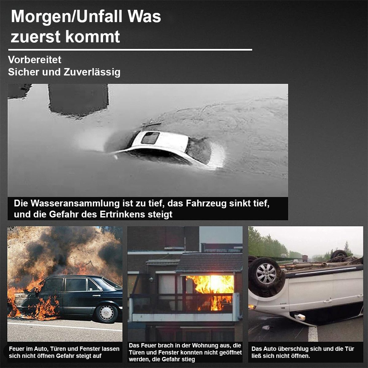 Welikera Hammer 3er-Pack Sicherheitshammer-Sicherheitsgurtschneider mit Tes günstig online kaufen