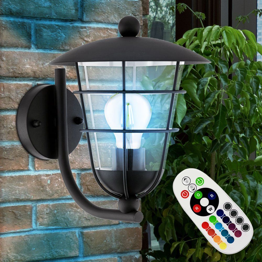 LED Außenwandleuchte Design Wandleuchte schwarz Außenlampe Wandlampe Hoflampe 