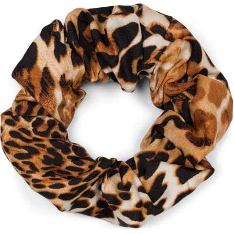 styleBREAKER Haargummi, 1-tlg., Scrunchie Haargummi Leoparden Muster