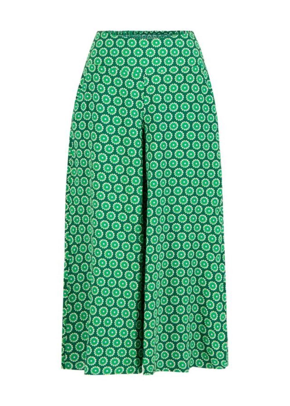 Blutsgeschwister Culotte - Culotte mit Print - weite Retro Stoffhose - In Full Bloom