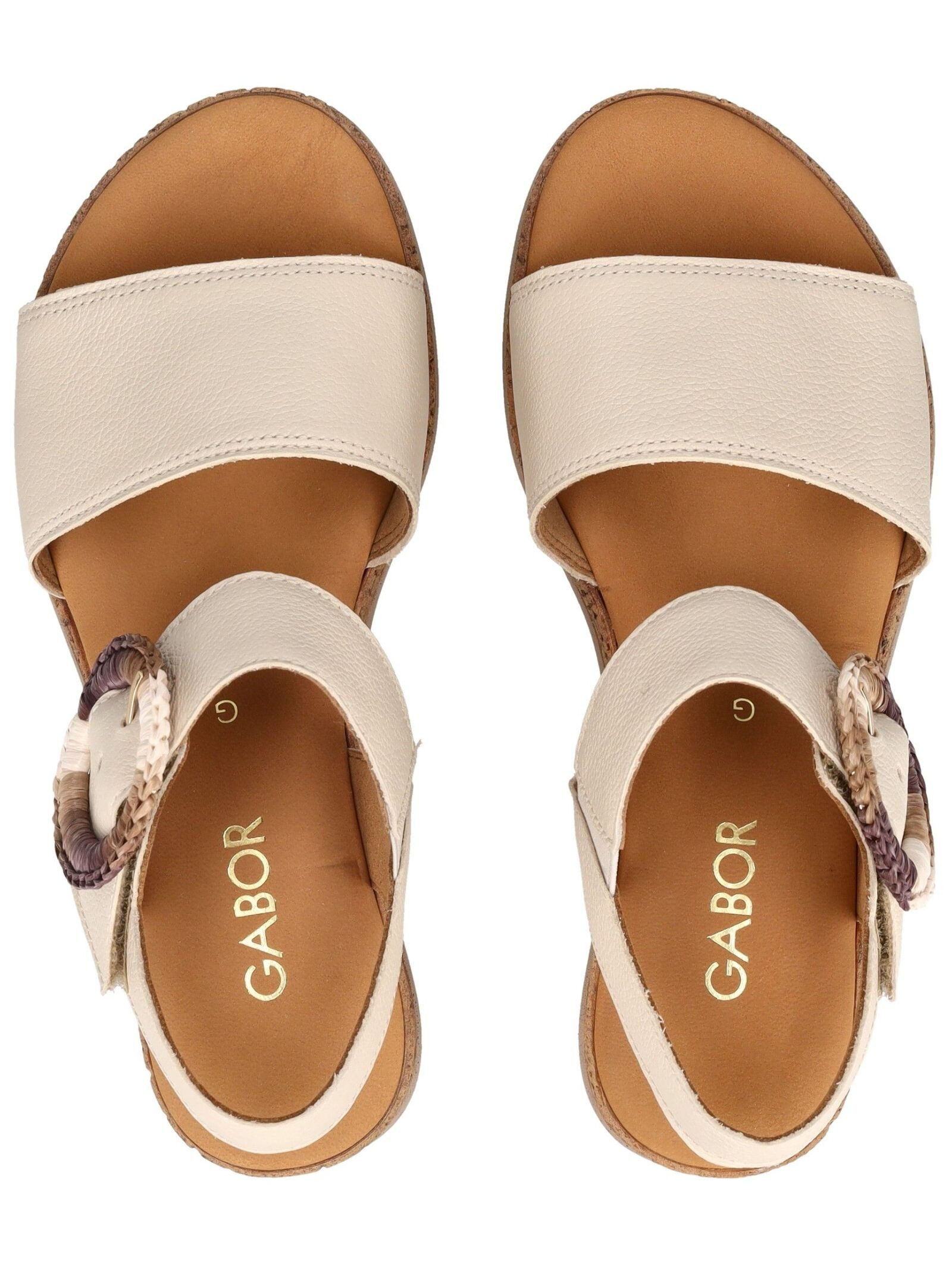 Gabor Comfort Gabor Comfort Sandalen Leder Keilsandalette