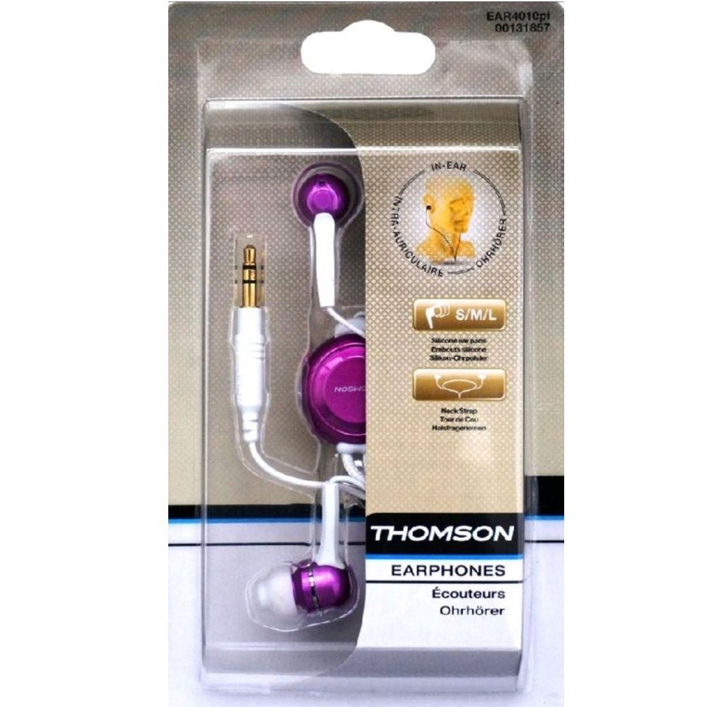 Thomson »Thomson In-Ear Kopfhörer Ohrhörer PINK 3,5mm Klink« Headset  (ergonomische Form, Keine, für MP3 Player Walkman CD MD) online kaufen |  OTTO
