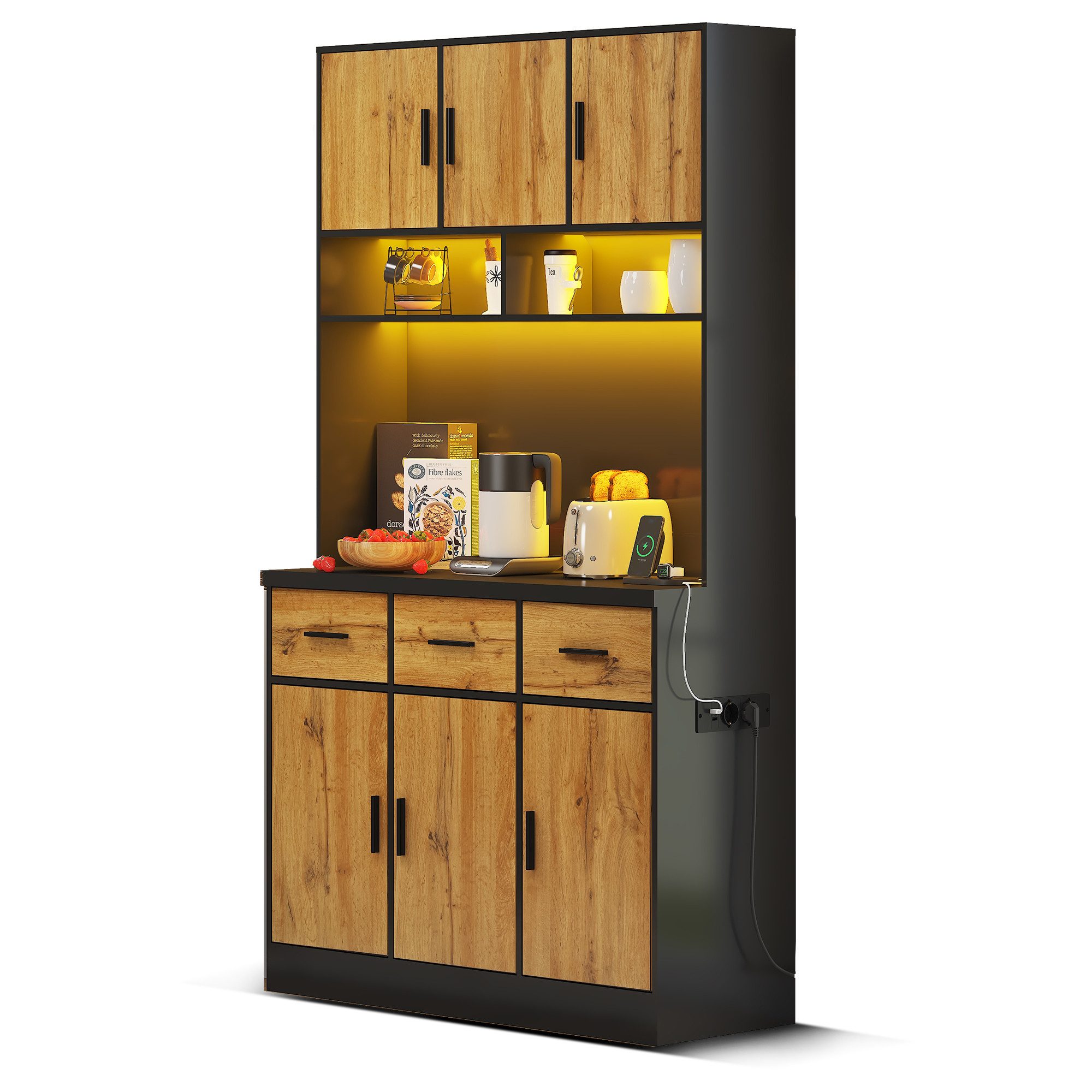 HAUSS SPOLE Hochschrank Küchenschrank Highboard mit günstig online kaufen