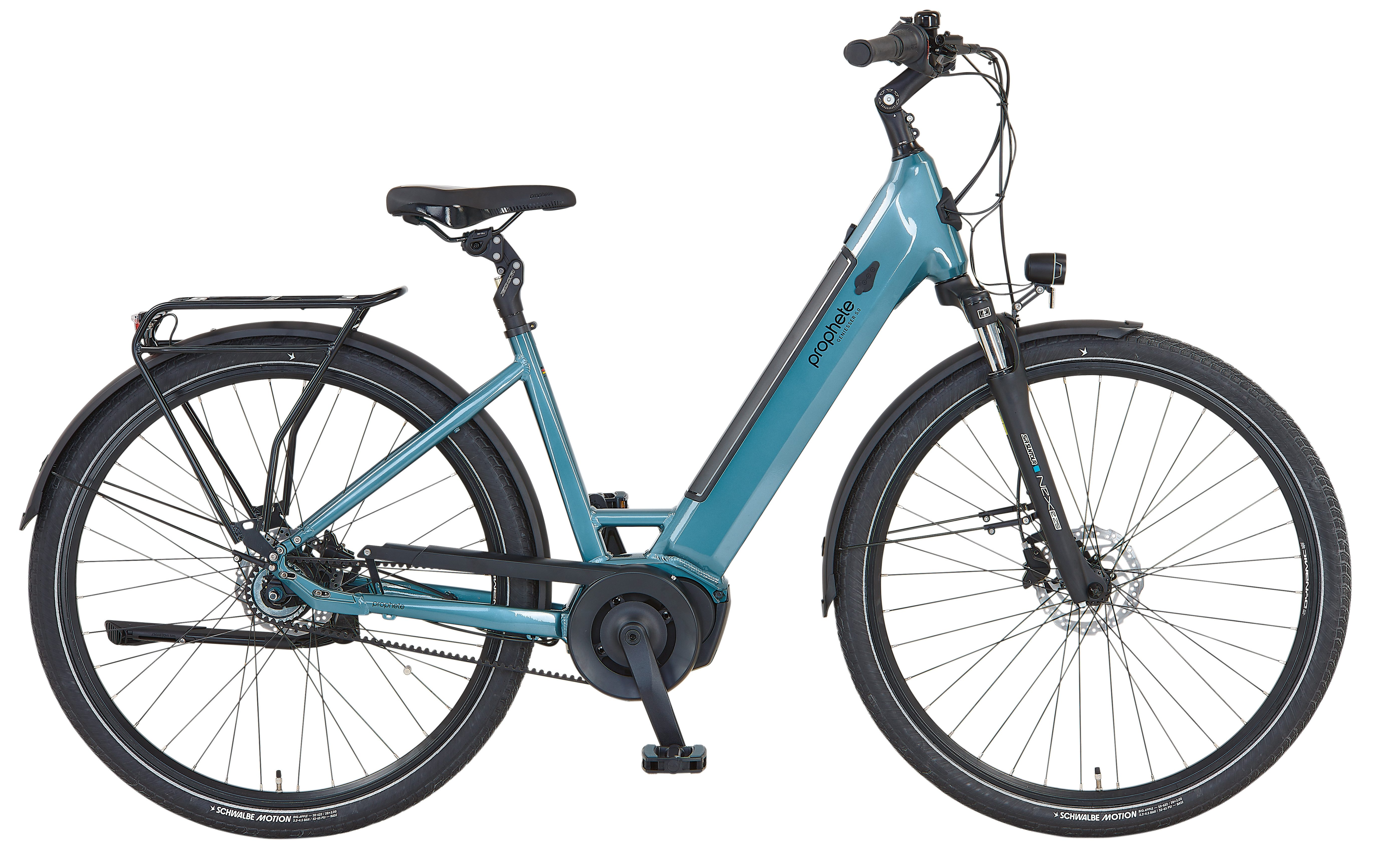 Prophete E-Bike Cityrad Geniesser 5.0, 7 Gang Shimano Nexus Schaltwerk, Nabenschaltung, Mittelmotor, 540 Wh