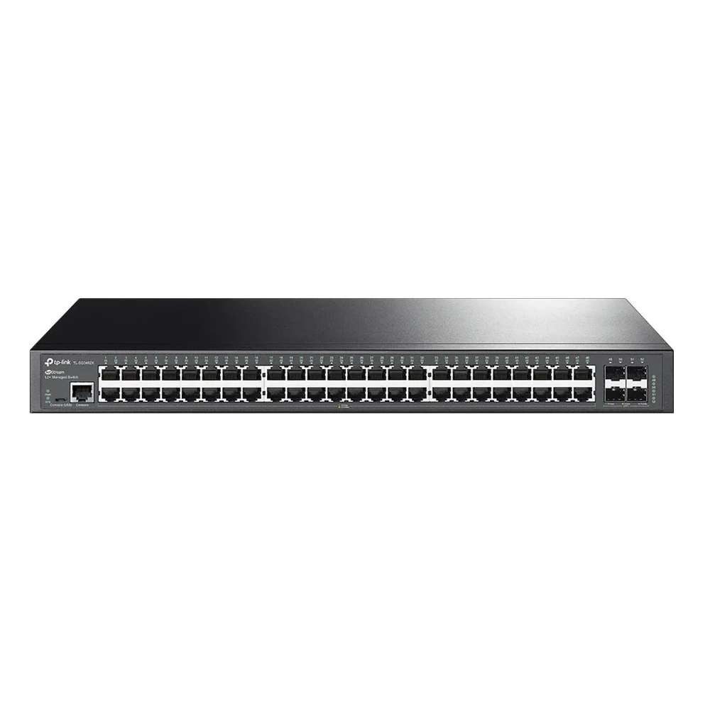 tp-link TP-LINK Omada SG3452X 48-Port Gigabit L2+ Managed Switch mit 4 10GE Netzwerk-Switch