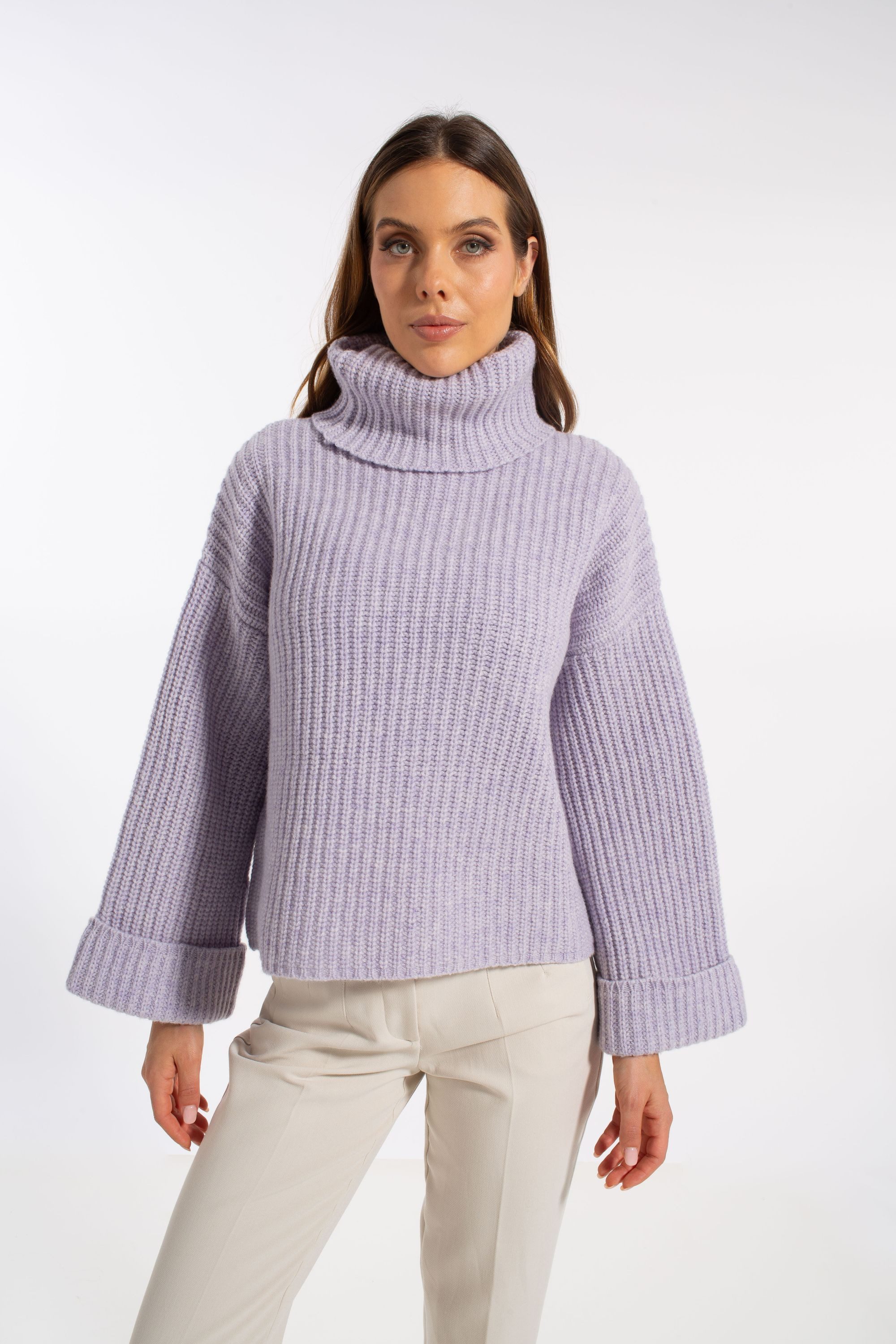 ADLYSH Strickpullover WOLLPULLOVER MIT ROLLKRAGEN