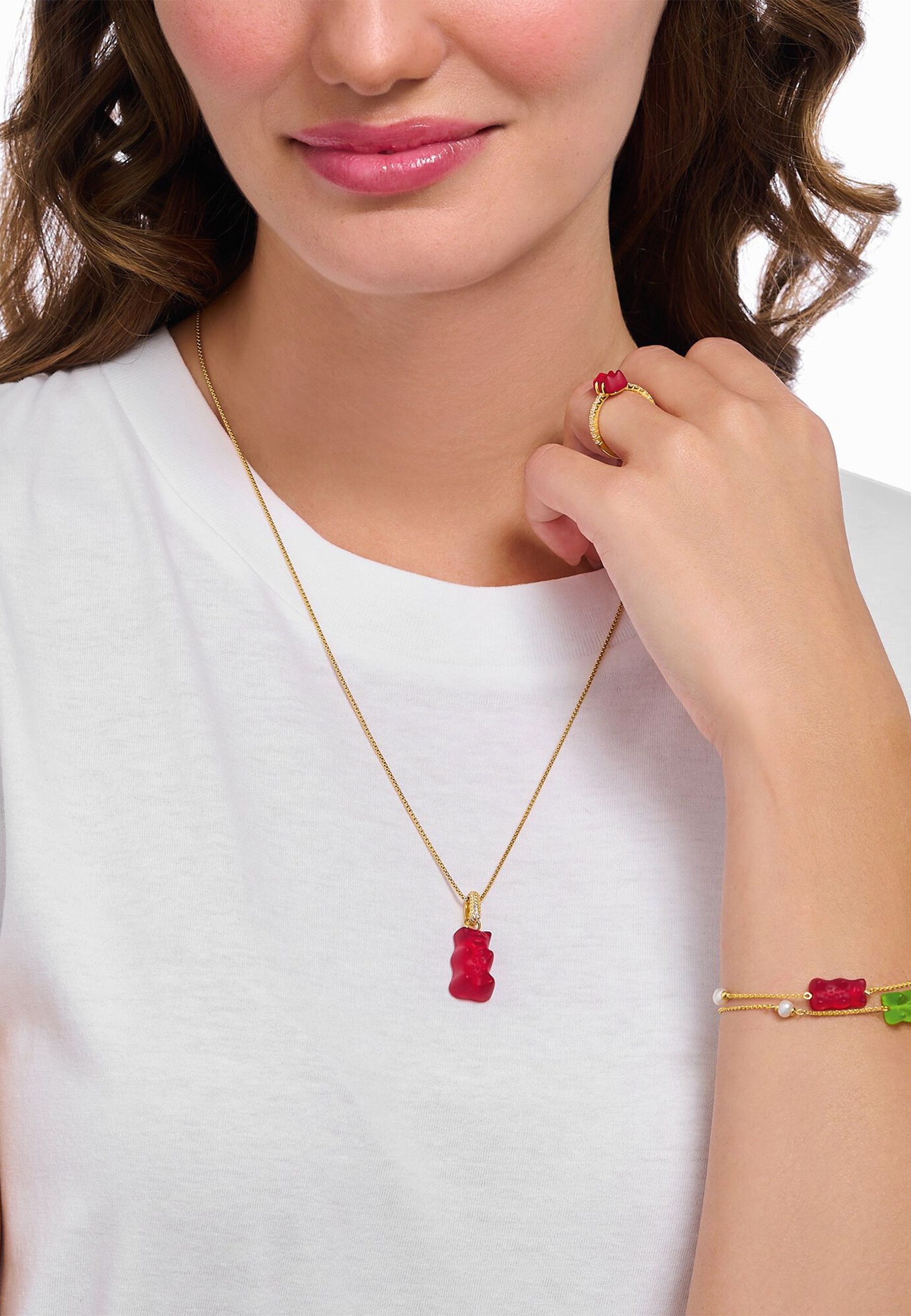 THOMAS SABO Kette mit Anhänger Anhänge...