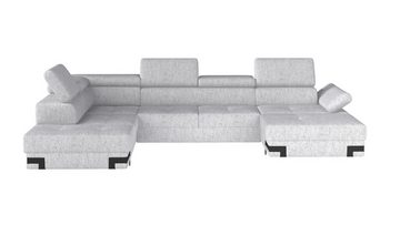 99rooms Wohnlandschaft Rio XL, Sofa, U-Form, Design