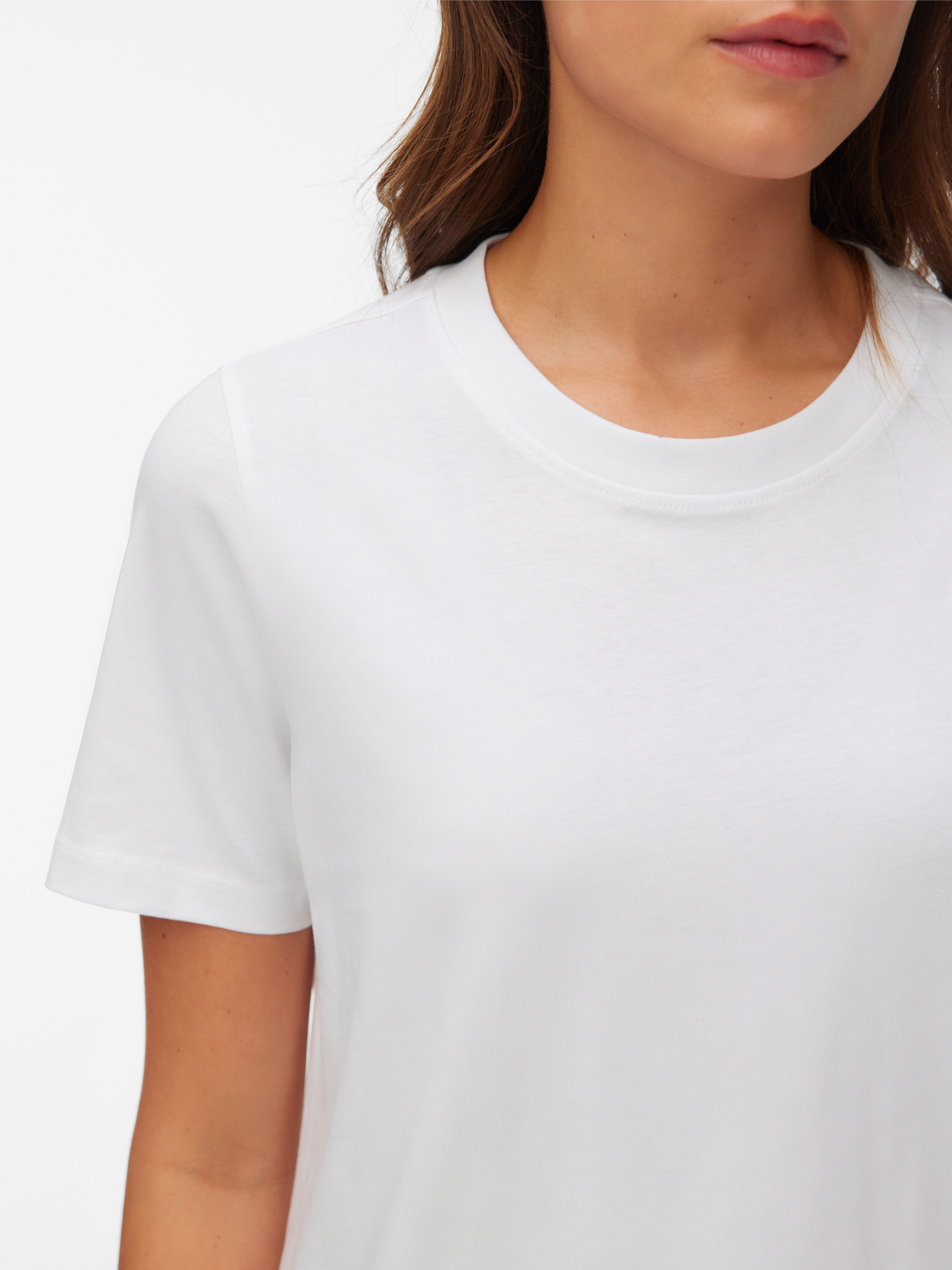 Vero Moda T-Shirt VMPAULINA SS T-SHIRT 2-PACK JRS (Packung, 2-tlg) Baumwolle, regular fit – Bild 4 von 5