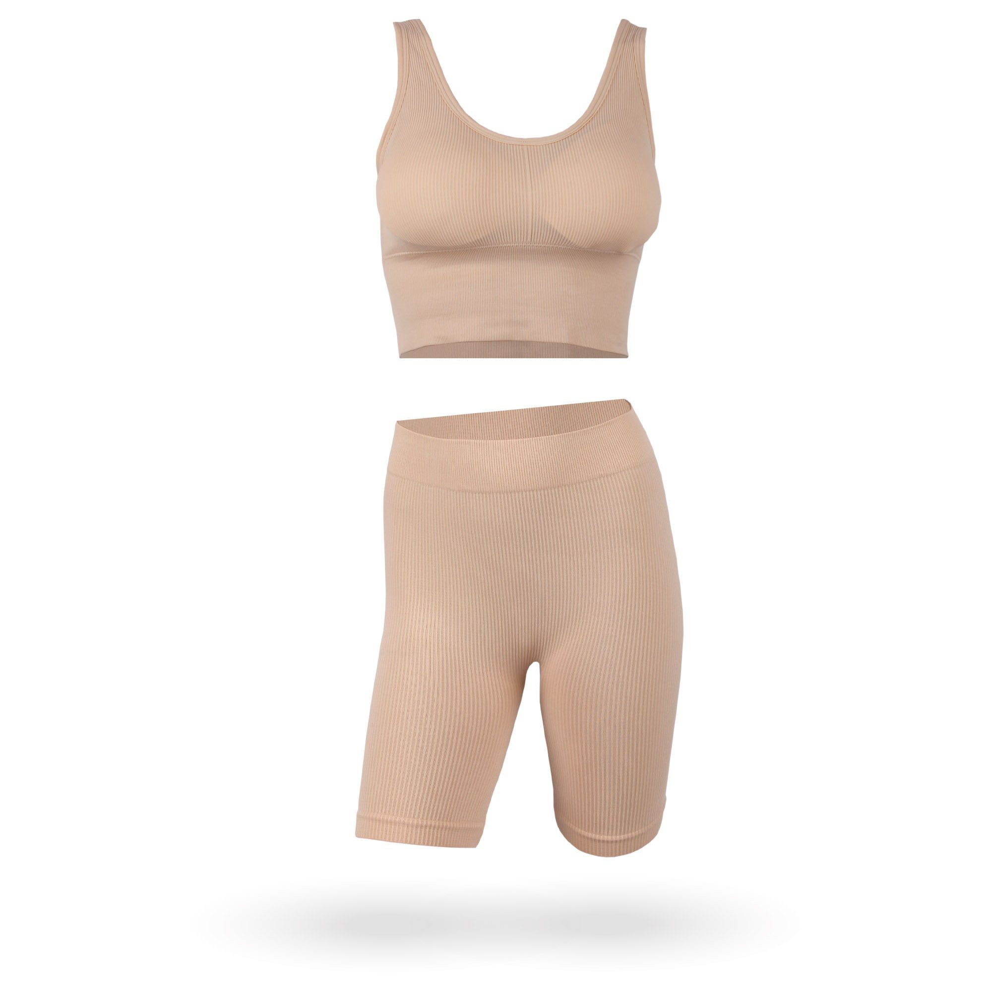 hemmy Fashion Miederslip Komfort Set (Slip + BH) Figurformende Miederhose + Komfort BH mit Push Up ohne Bügel Shaping