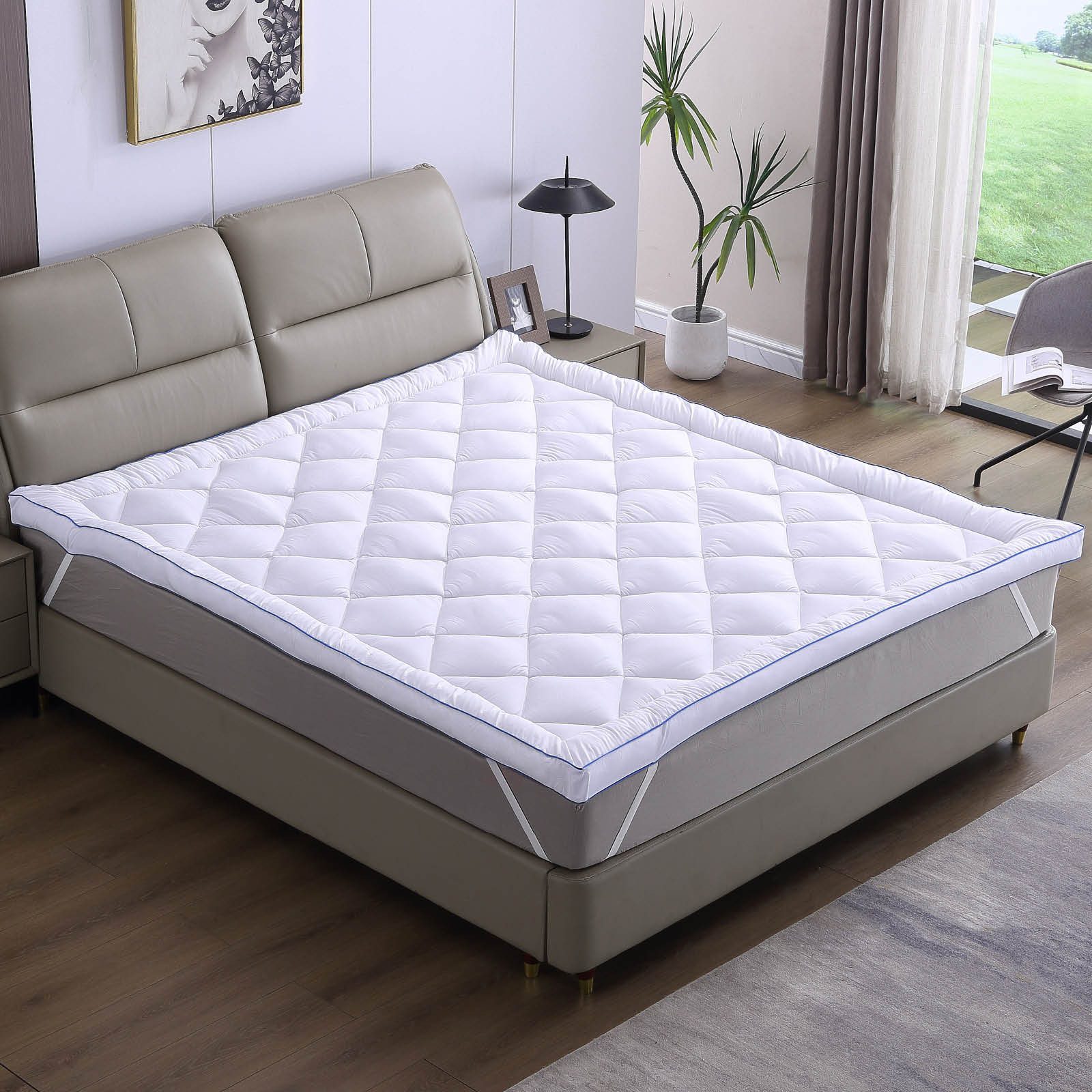 AMBINESS, Topper Matratzentopper Jacquard 80x200cm - 180x200cm, beste Luftz günstig online kaufen