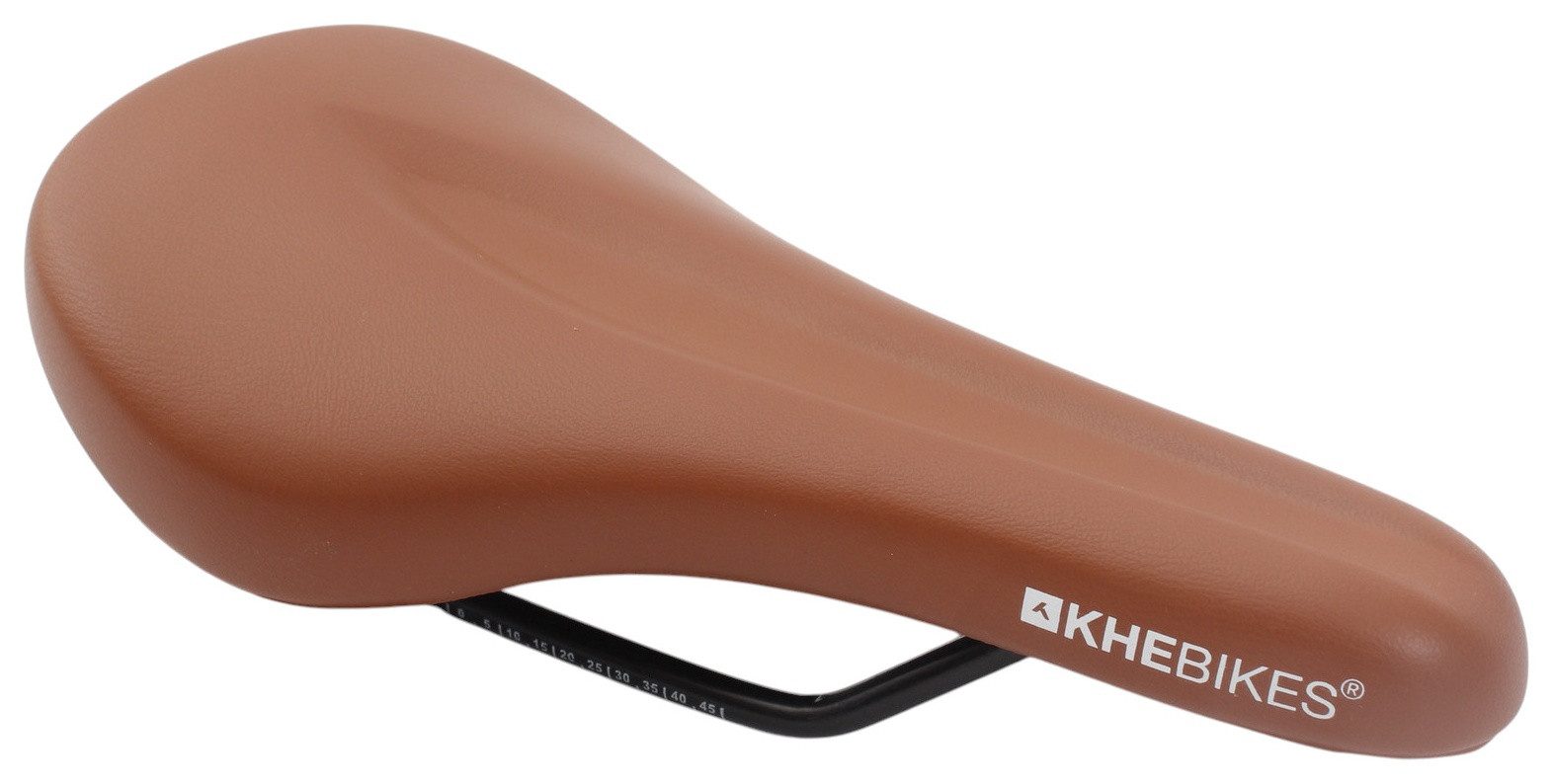KHEbikes Fahrradsattel KHE Slim BMX MTB Sattel Gepolstert Braun 125 x 230 mm
