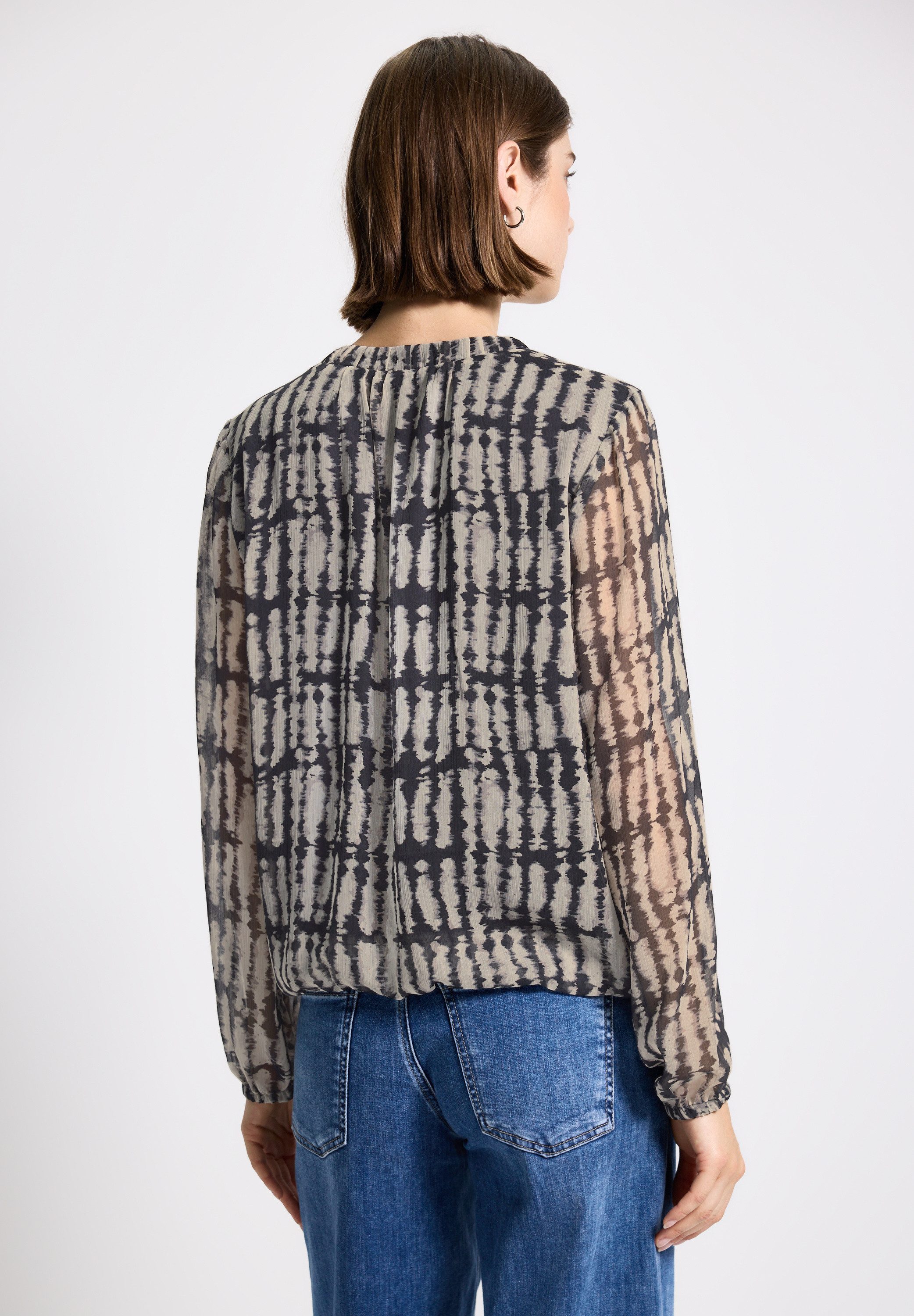 STREET ONE STUDIO Chiffonbluse mit grafischem günstig online kaufen