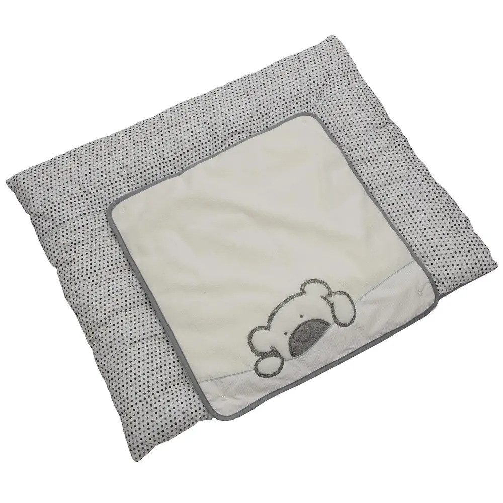 Be Be's Collection Wickelauflage Big Willi grau Wickelunterlage 85 x 70 cm