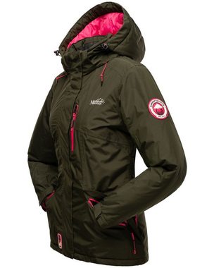 Marikoo Outdoorjacke Rabeaa sportliche Outdoorjacke mit abnehmbarer Kapuze