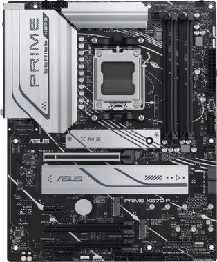 Asus PRIME X670-P Mainboard, ATX, PCIe 5.0, 3x M.2, DDR5-Speicher, USB 3.2 Gen 2x2 Typ-C