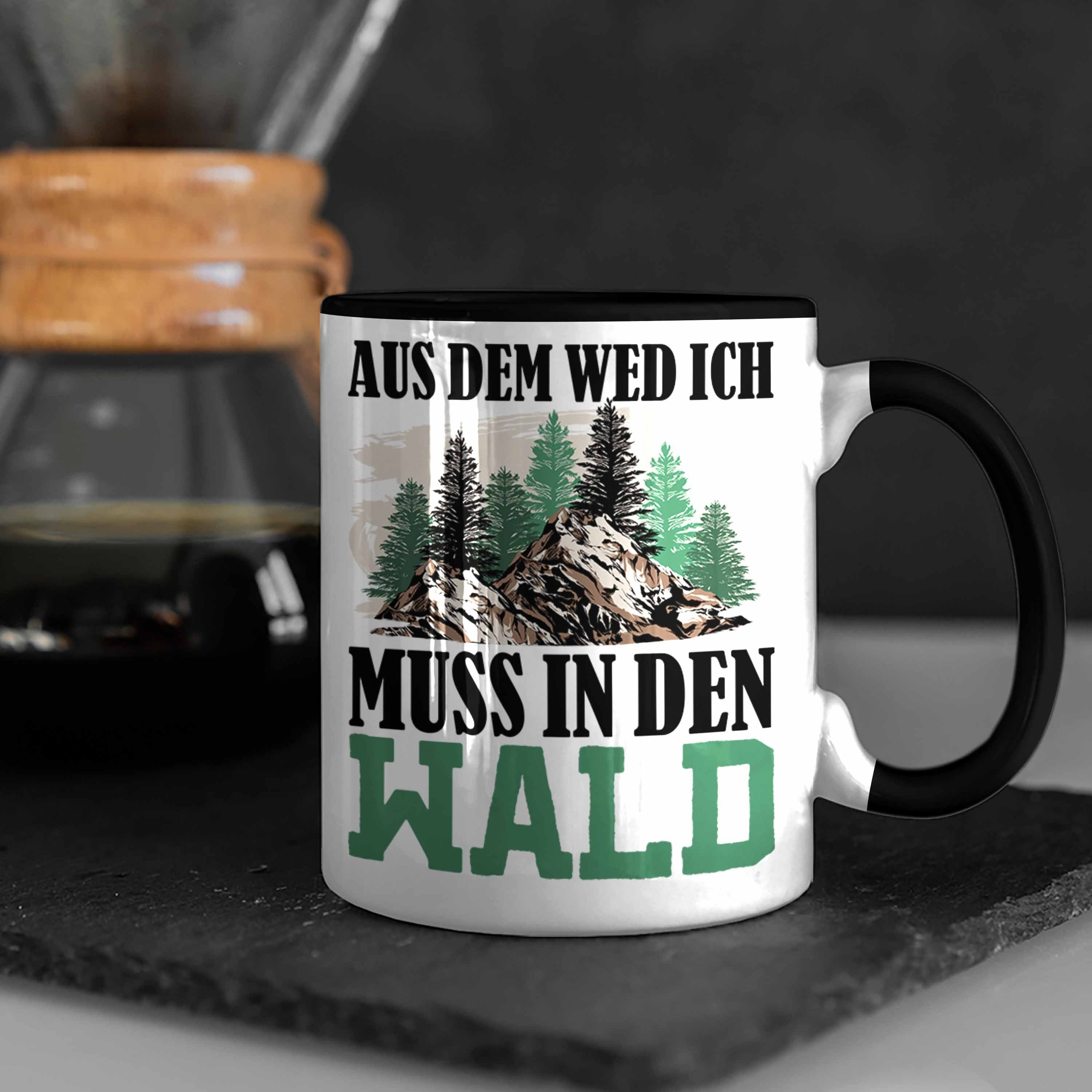 Aus Weg Schwarz Wem Trendation Tasse Geschenk In Tasse Wald Den Wald-Gänger für Muss Geschenkid