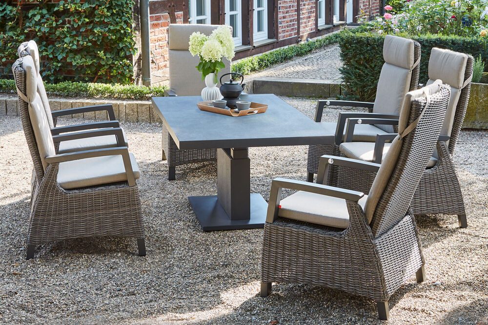 Siena Garden Gartenlounge-Set Corido/Bellani Grau