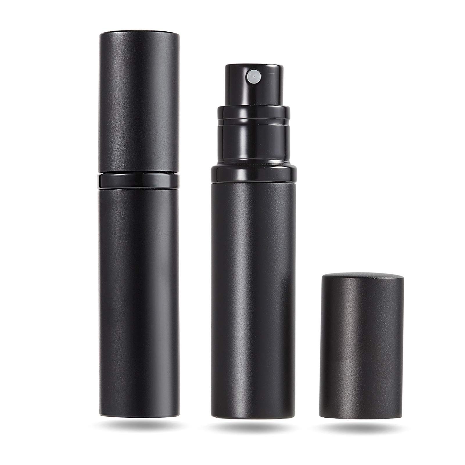 FOUORTUNATE-BEE Parfümzerstäuber Parfümzerstäuber nachfüllbar (Befülltechnik ohne Trichter leer Parfüm Zerstäuber Sprühflasche für Reise Handtasche unterwegs - 5ml, 2 St)