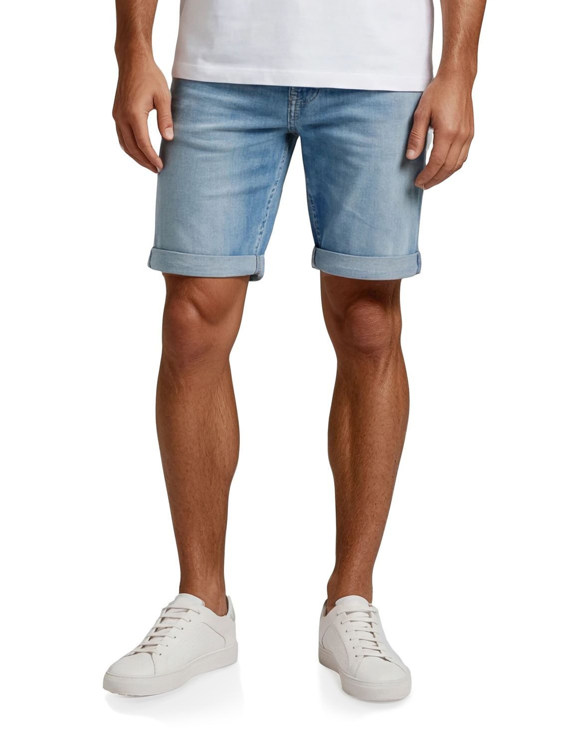 Replay Jeansshorts Herren Shorts New Ambass Slim Fit Bermudashorts mit Stretch
