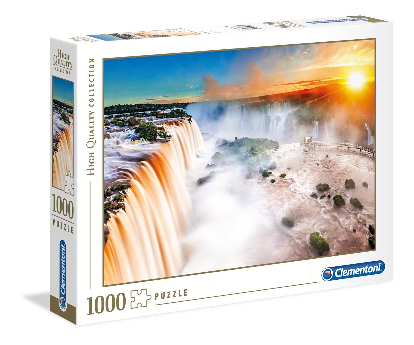 Clementoni® Puzzle Clementoni 39385 Wasserfall 1000 Teile Puzzle, 1000 Puzzleteile