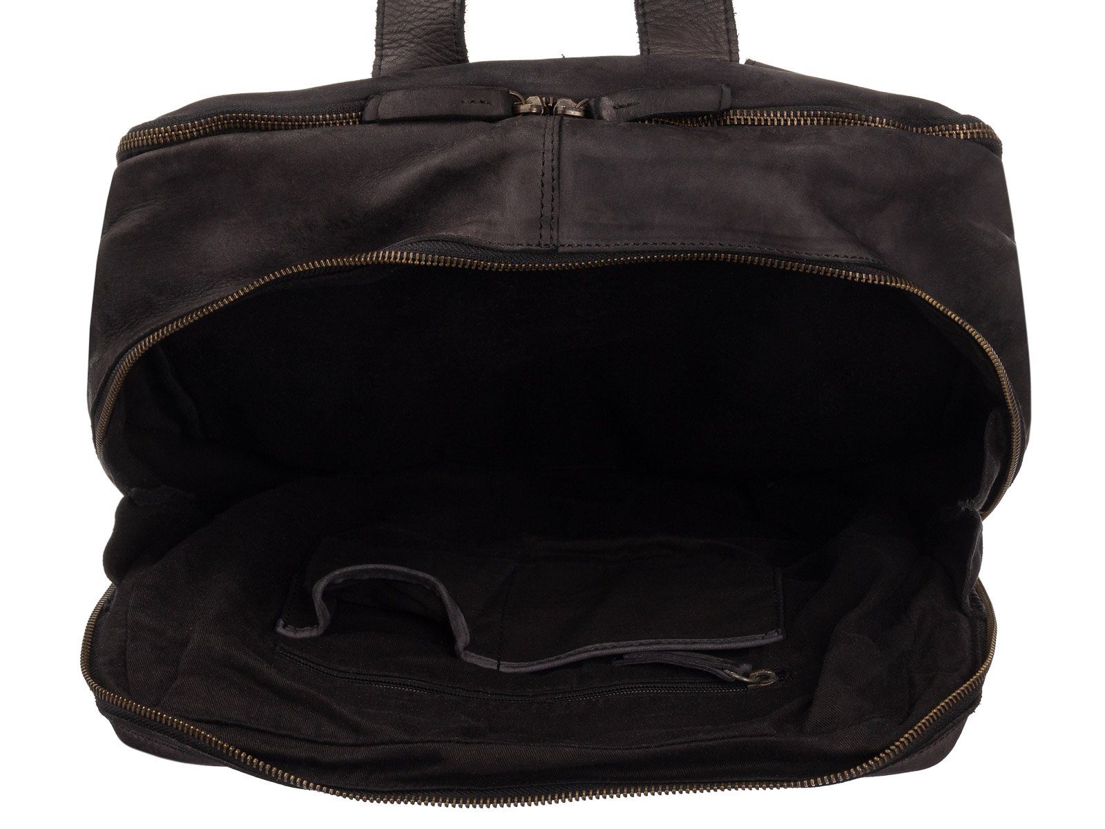 Laptoptrucksack, 2nd Leder Jonas Cool Cityrucksack Ash HARBOUR Casual Backpack-Style