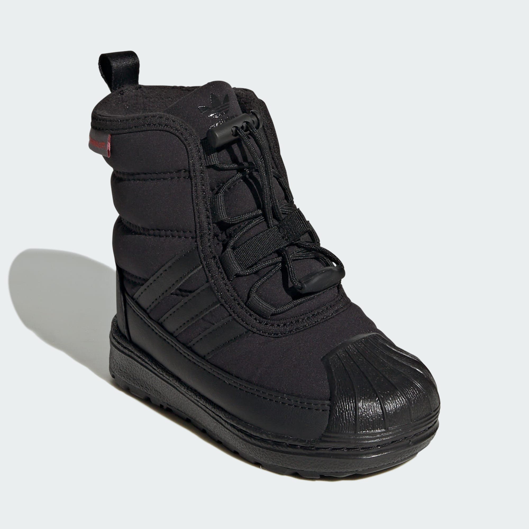 adidas Originals SUPERSTAR 360 KIDS STIEFEL Sneaker Core Black / Core Black / Core Black